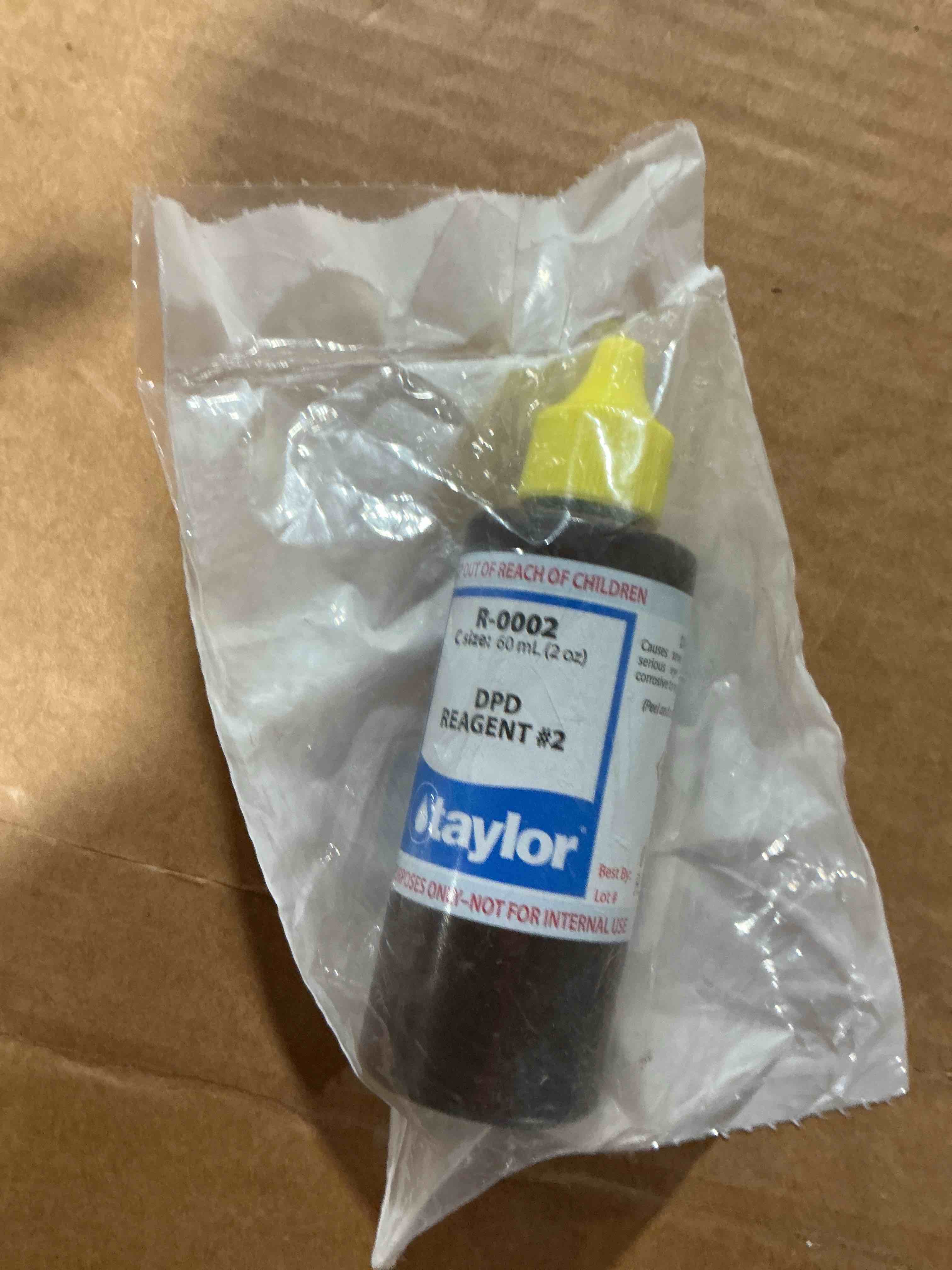 Condition photo showing Good Condition for taylor technologies taylor tech r-0002-c no.2 reagent dpd liquid for swimming pool, 2-ounce, as shown