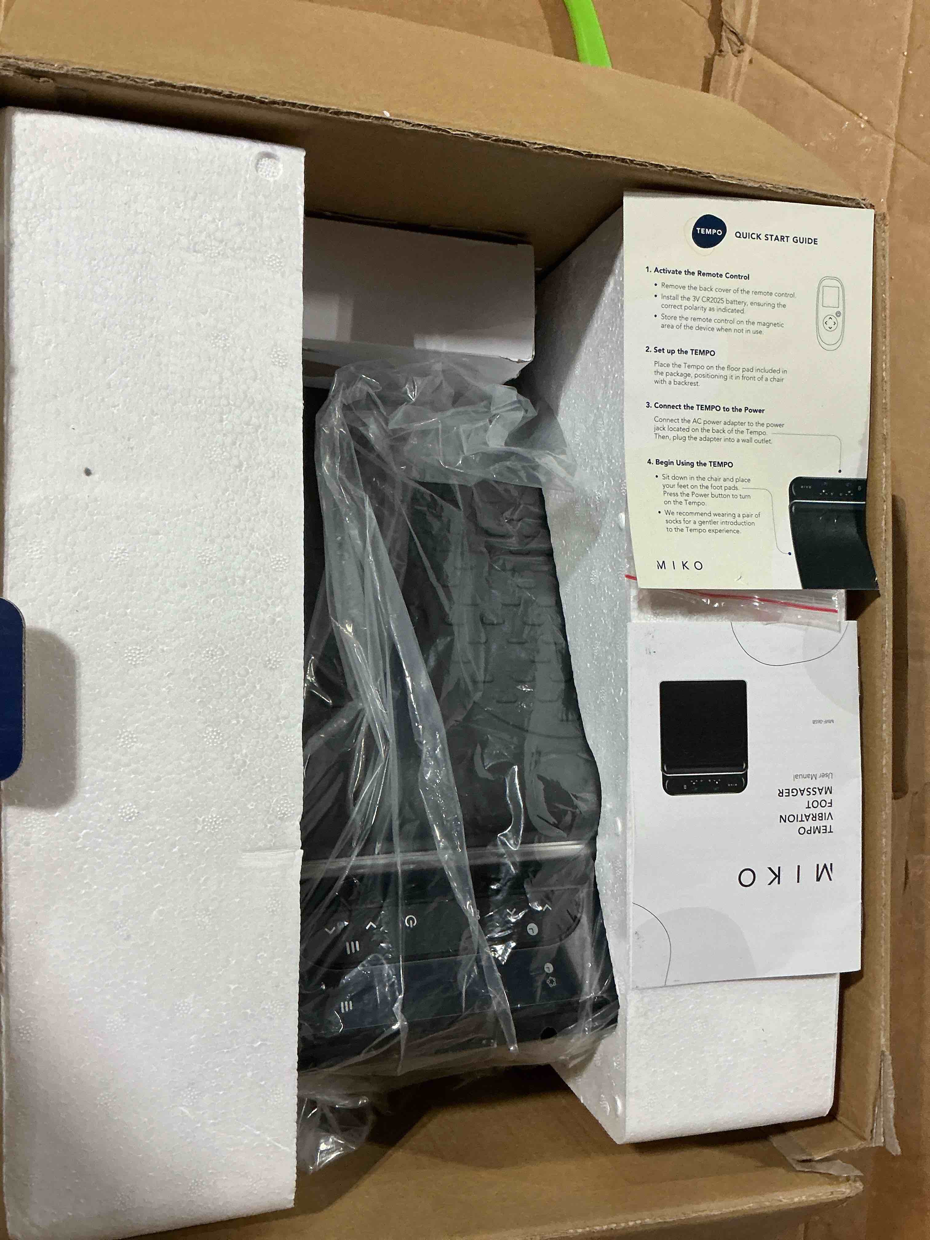 Condition photo showing Good Condition for tempo vibration therapy massager with 30 speeds & magnetic remote – pain relief & recovery