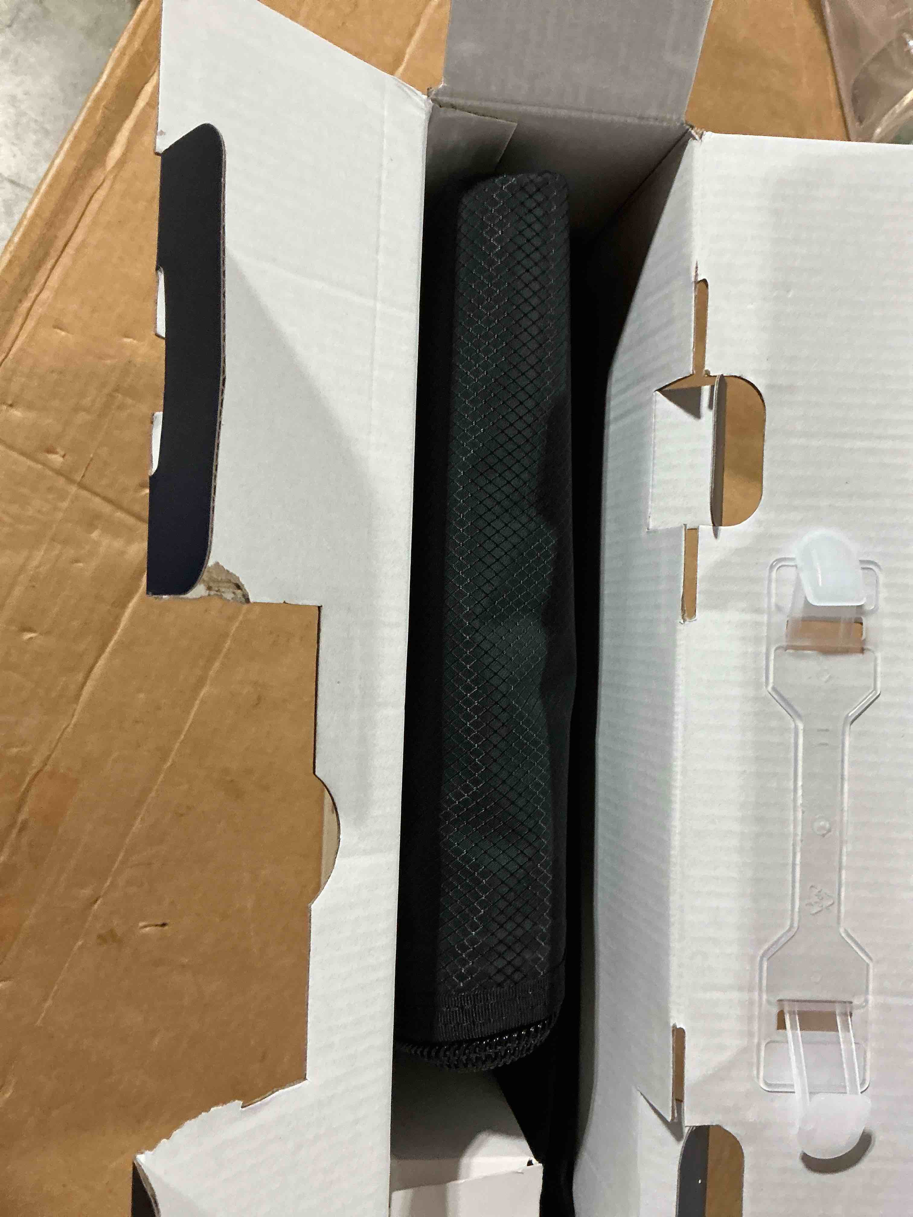 Condition photo showing As Is for miko compression massager with advanced airbag technology – adjustable intensity soothing heat and targeted relief for feet and legs – perfect for home and travel relaxation