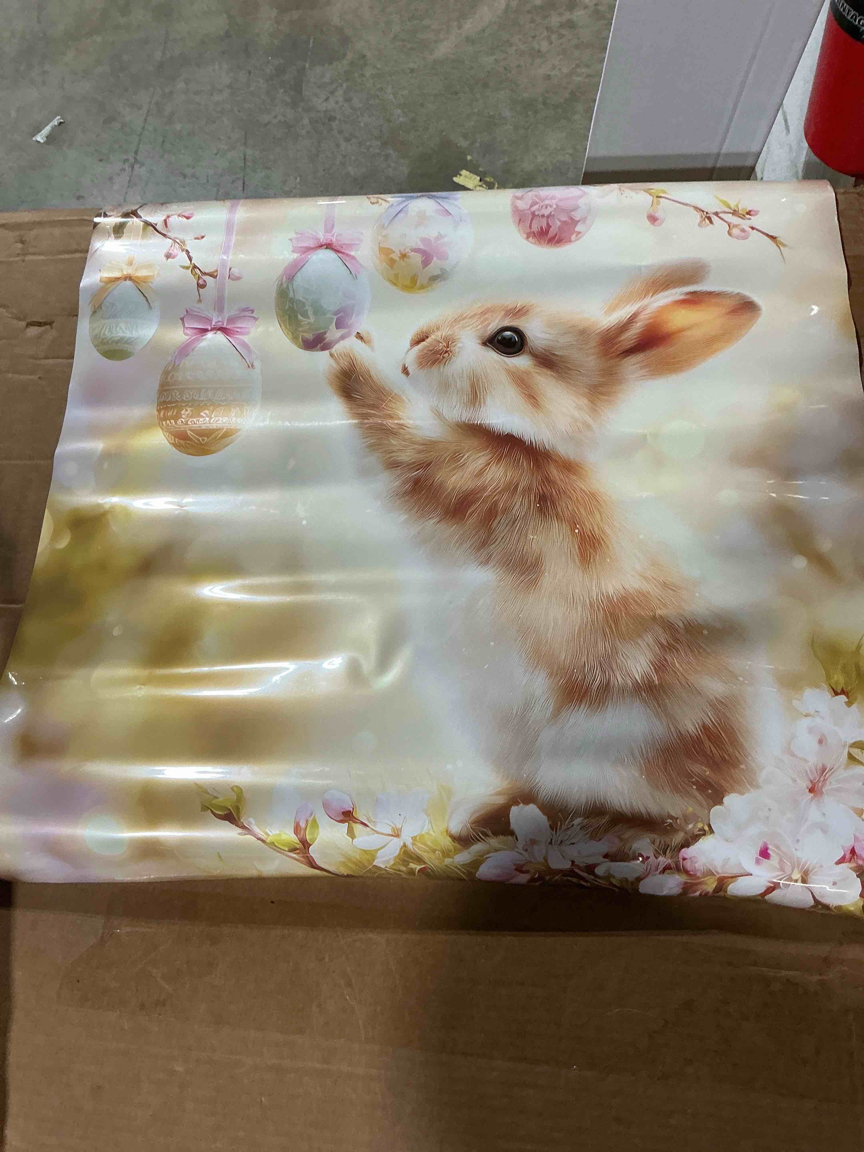 Condition photo showing Good Condition for bvbox dishwasher magnet cover 23"x26", reusable magnetic refrigerator covers, decorative magnets cover fridge door skin panel stickers for home kitchen appliance 23"x26" easter. different stock photo.