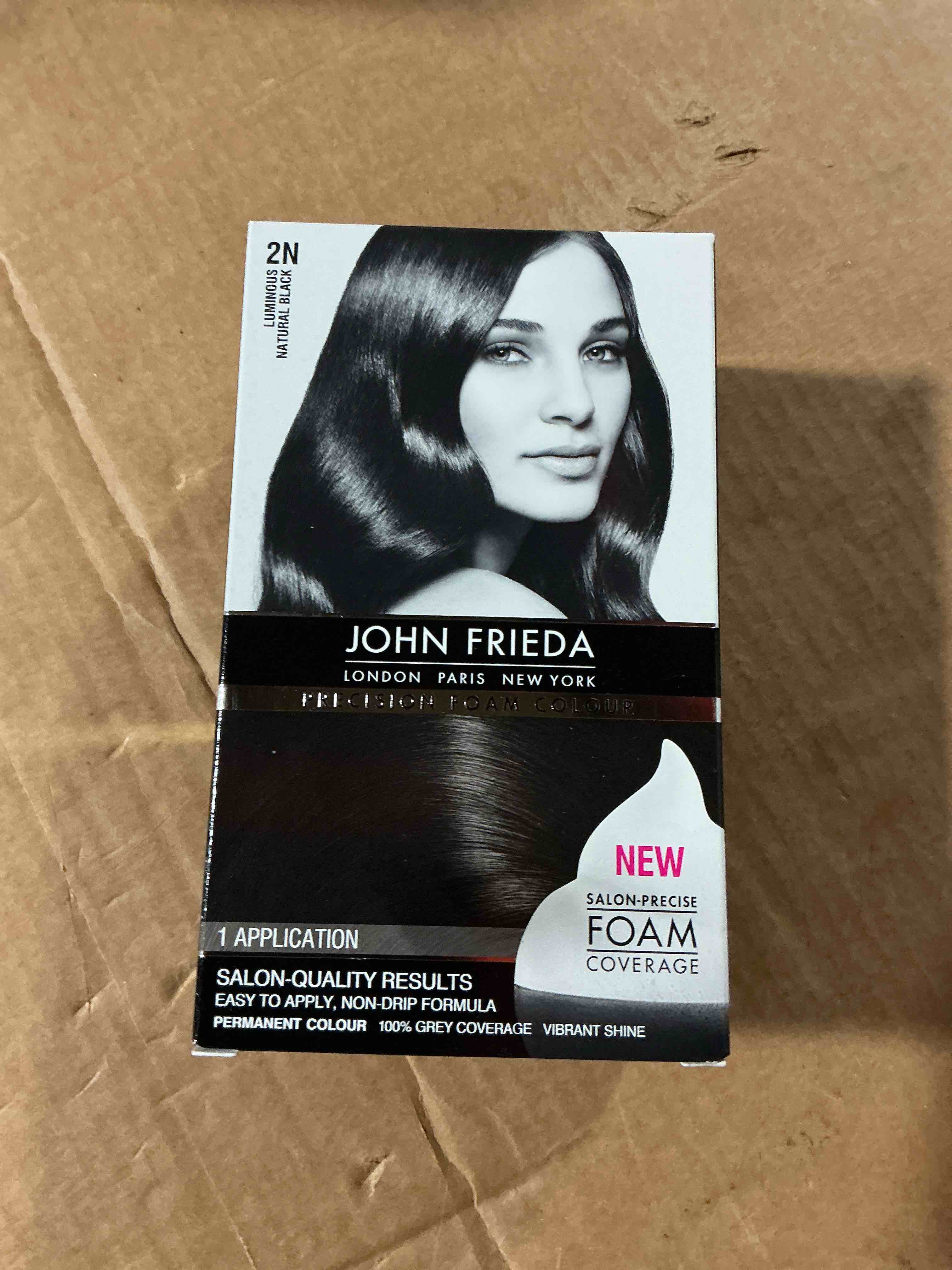 Condition photo showing New/Like New for 2-pack john frieda. precision foam#2n ntrl black kit