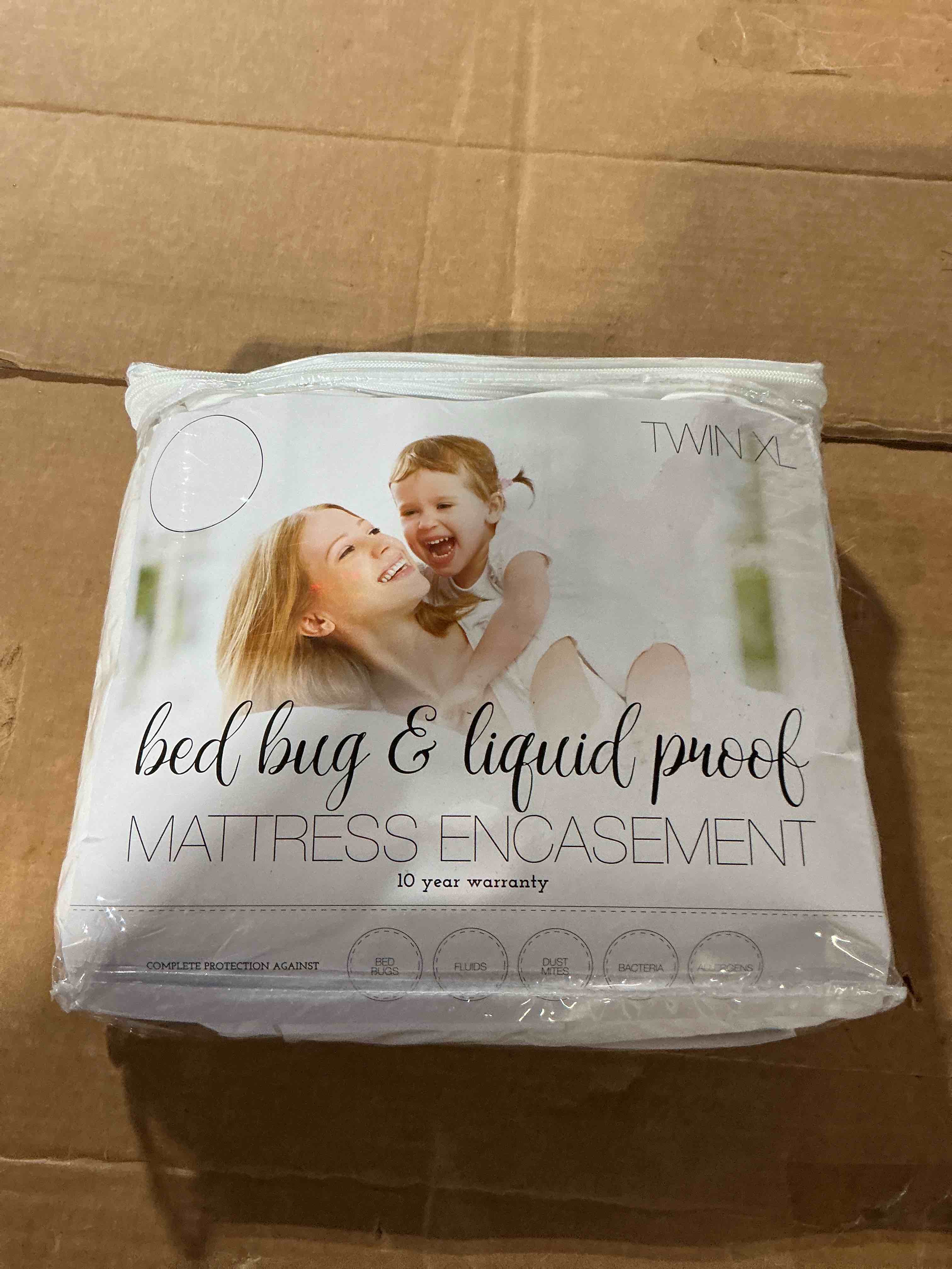 Condition photo showing Good Condition for utopia bedding twin xl mattress protector zippered, 100% waterproof bed bug and dust mite proof mattress encasement, absorbent 6 sided mattress cover