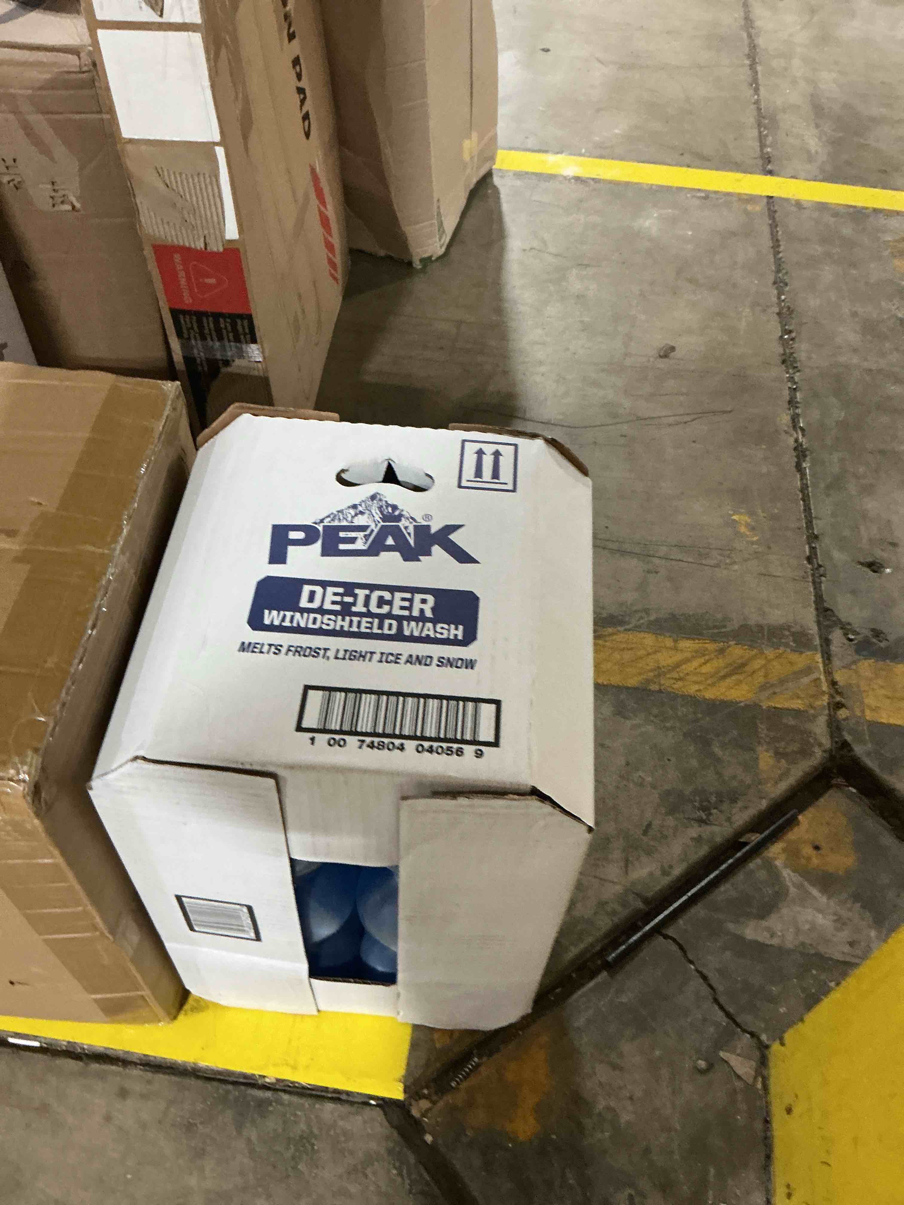Condition photo showing Good Condition for (6 gallons) - power blast windshield washer fluid, -20°f protection, blue, 1 gallon jug, ready to use (6 gallons, blue power blast -20°f)