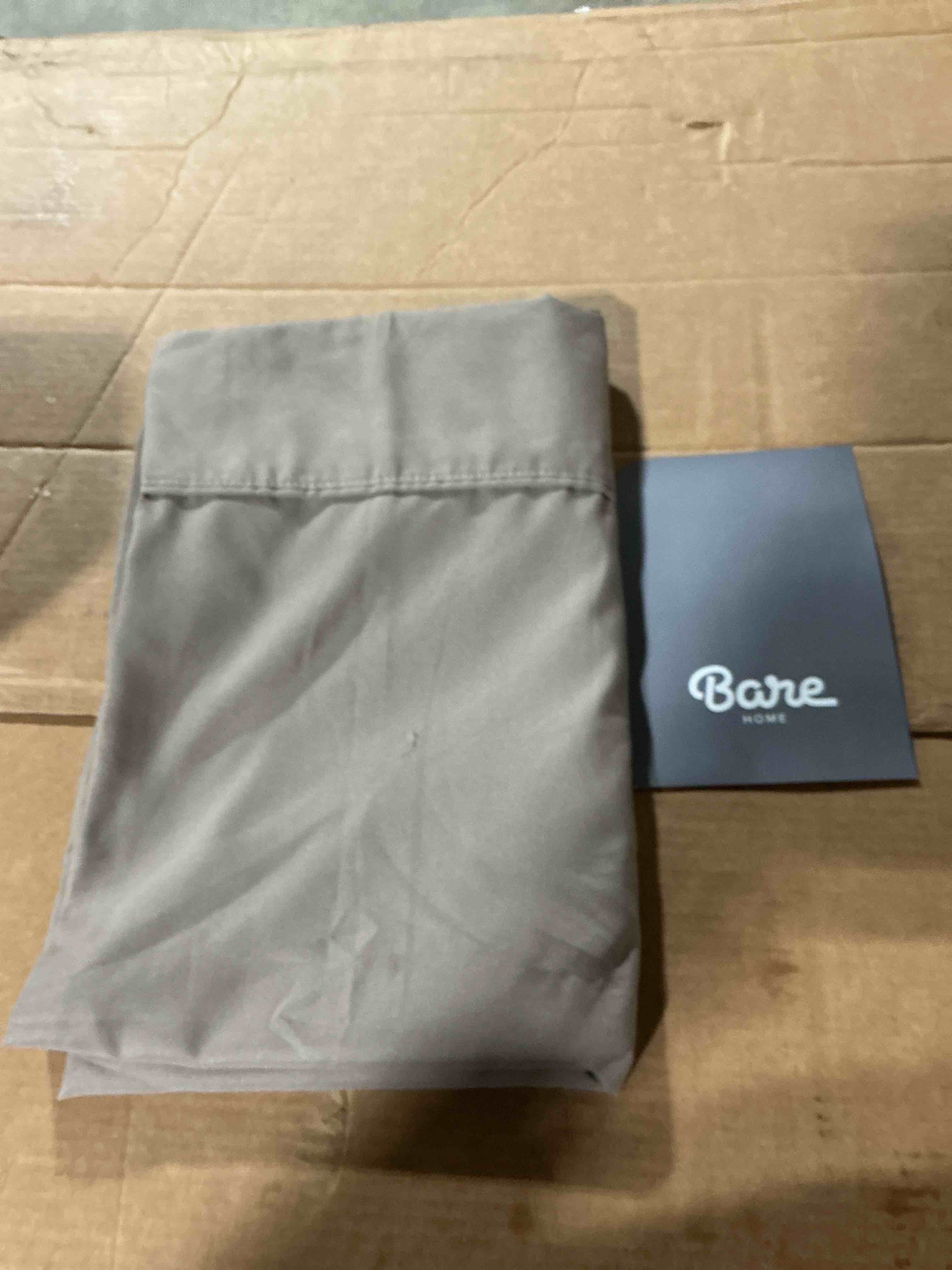 Condition photo showing Good Condition for bare home pillowcase set - premium 1800 collection - double brushed - ultra soft - standard size taupe 2 count
