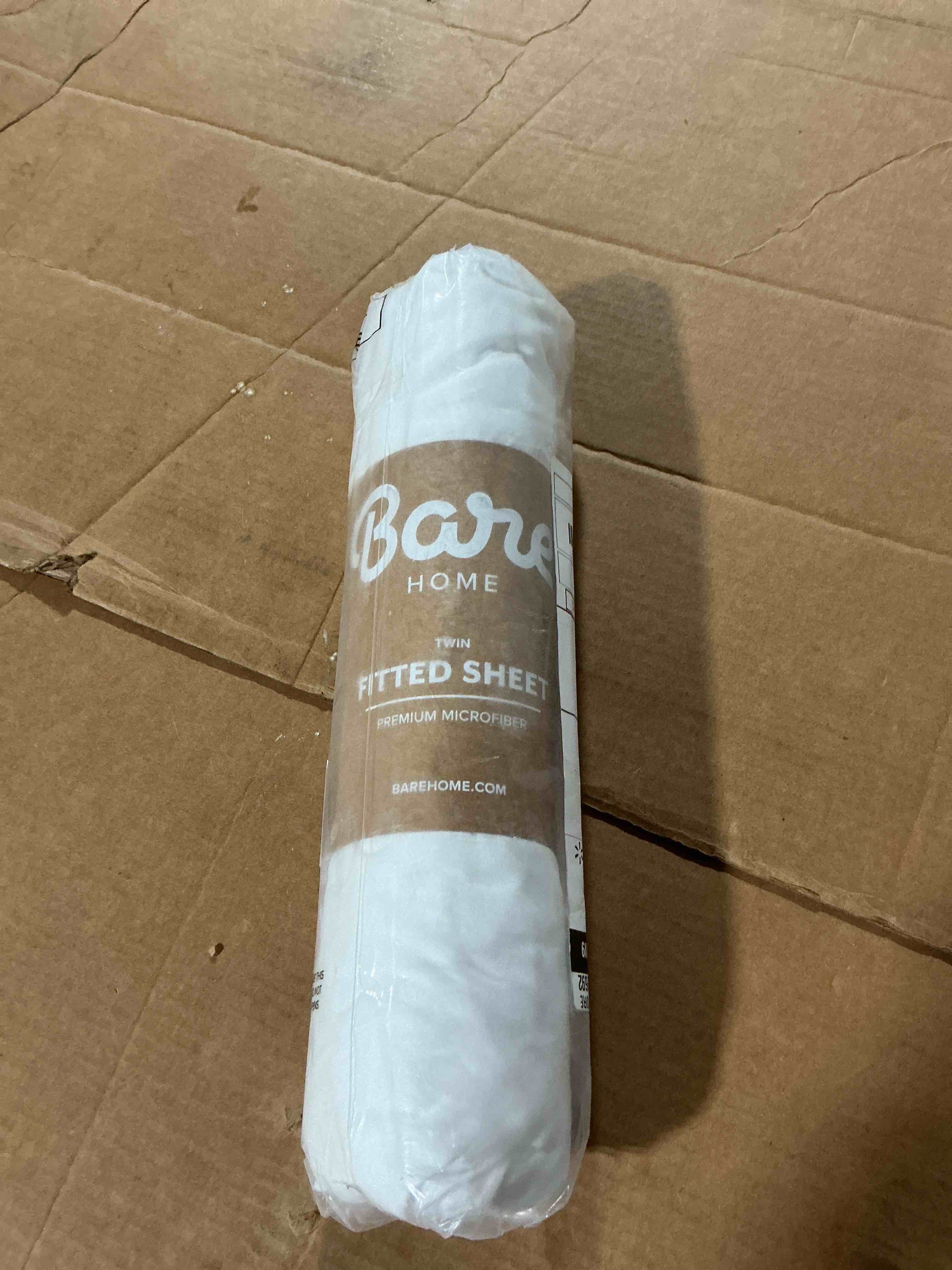 Condition photo showing New/Like New for bare home luxury 1800 collection fitted sheet  ultra-soft  deep pocket  twin  white