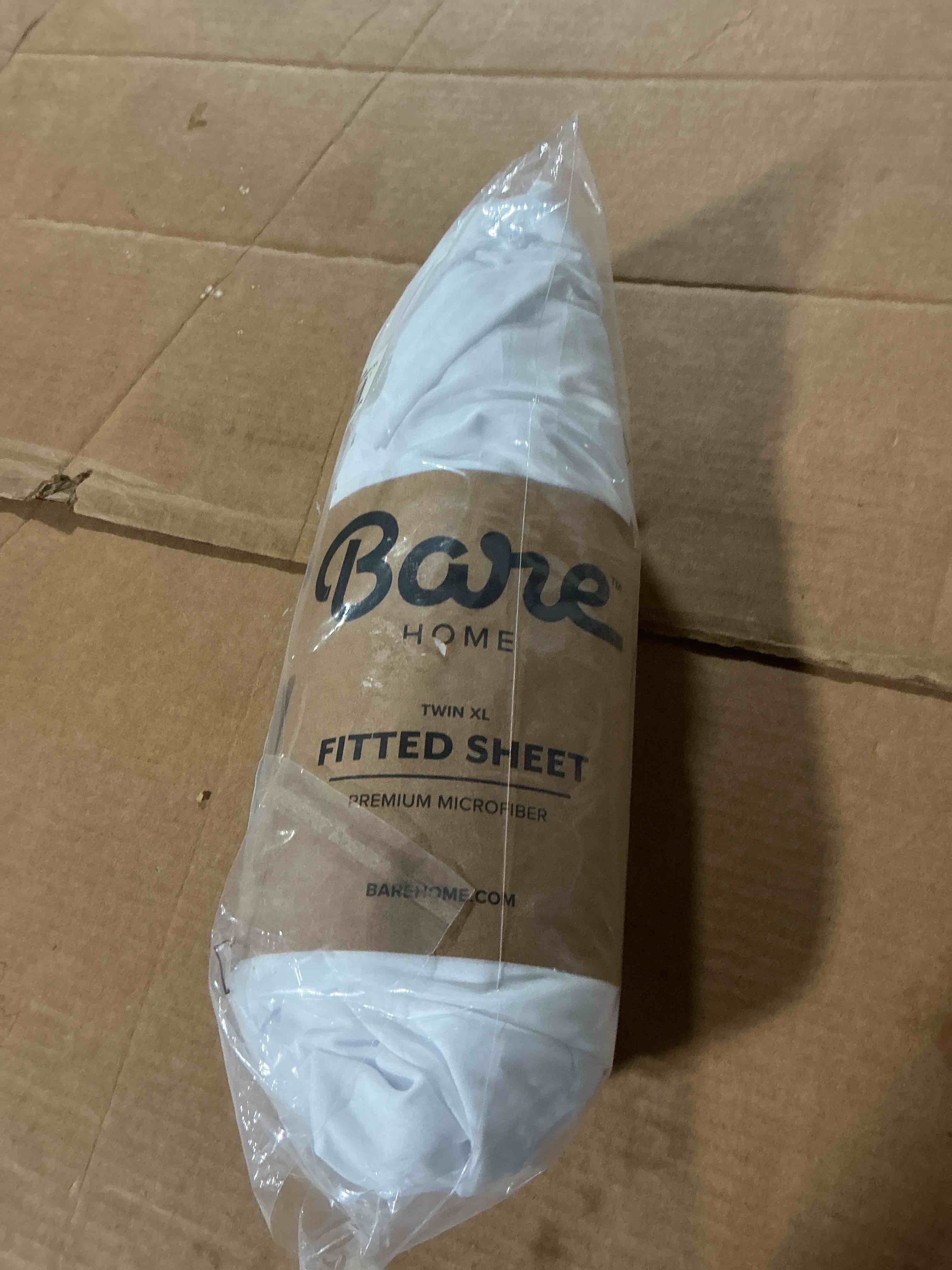 Condition photo showing New/Like New for bare home luxury 1800 collection fitted sheet ultra-soft deep pocket twin-xl white