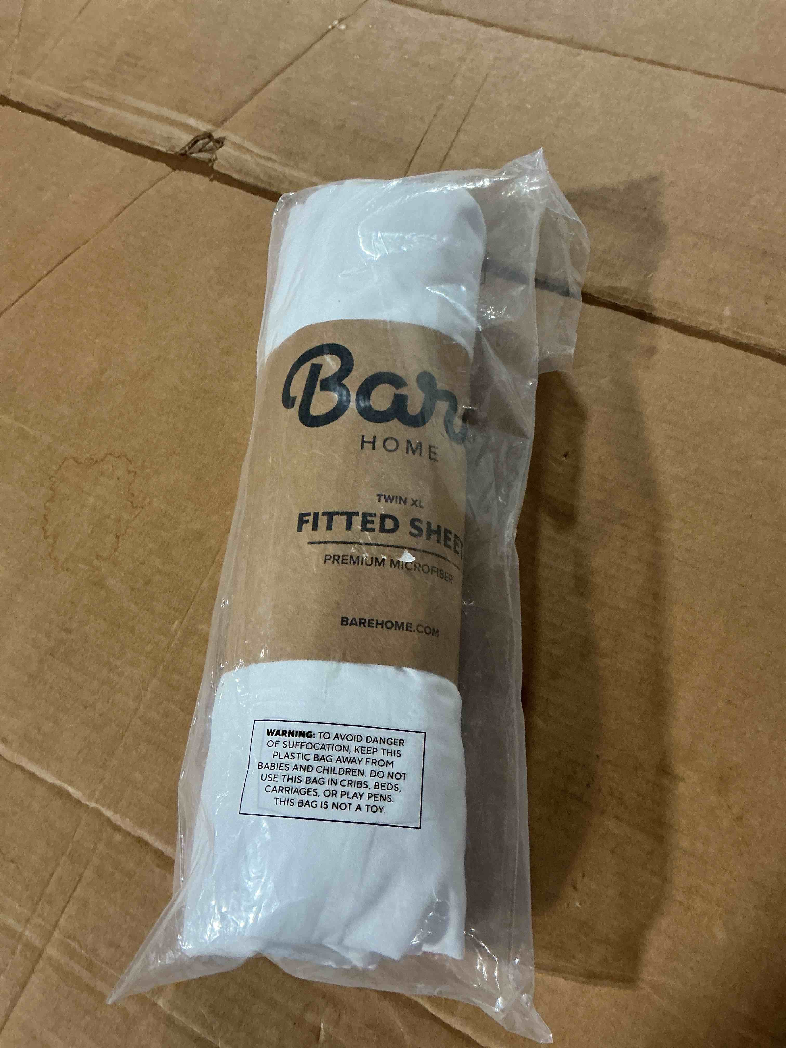 Condition photo showing New/Like New for bare home 100% rayon made from bamboo fitted sheet (twin xl, white)
