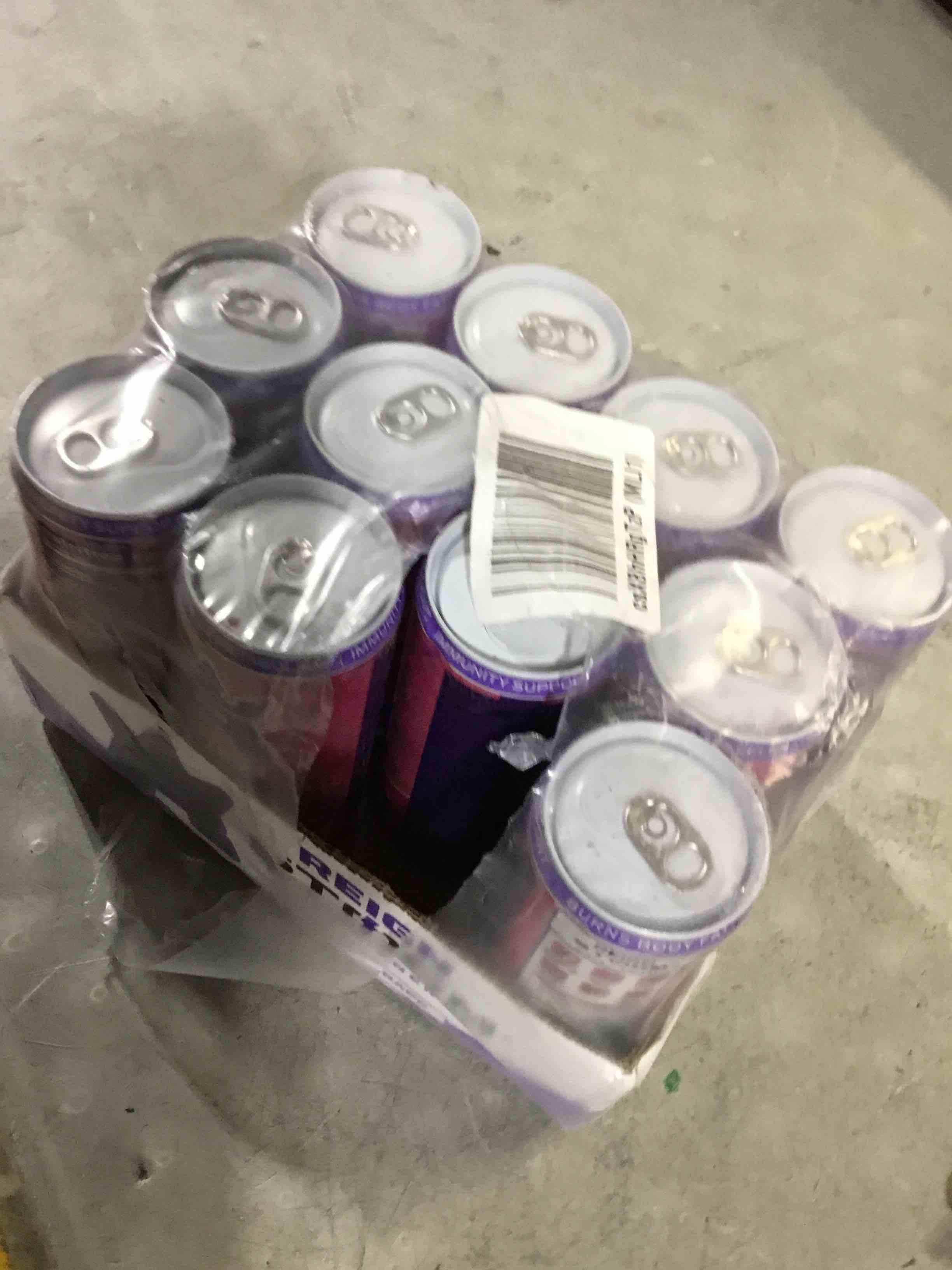 Condition photo showing Good Condition for BB 09/2027 REIGN Storm, Harvest Grape, Fitness & Wellness Energy Drink, 12 Fl Oz (Pack of 11)