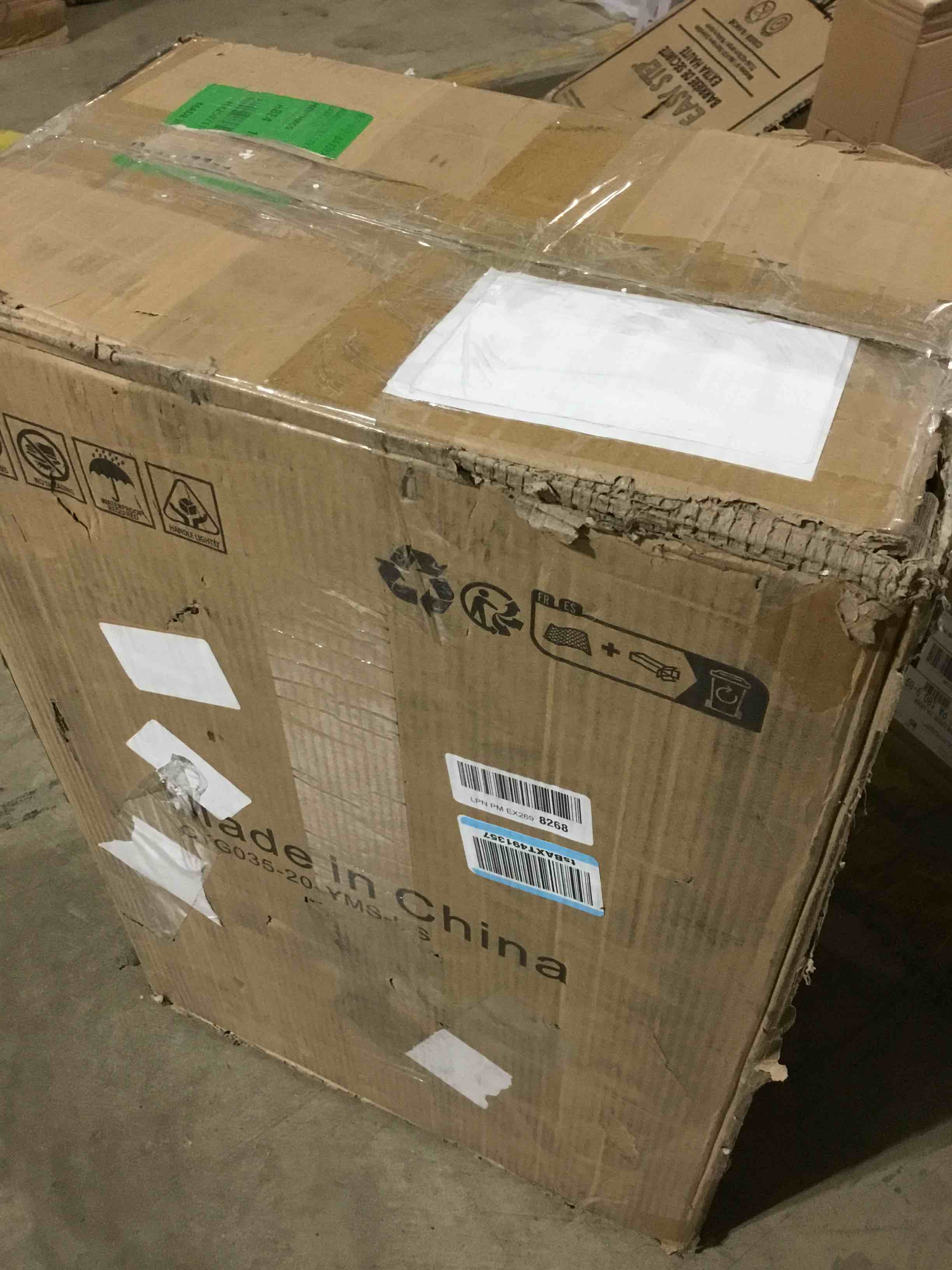 Condition photo showing Good Condition for Narrow Nightstand with 3 Drawers,Solid Wood Small Nightstand Natural, Modern Small Bedside Tables for Bedroom(Fully Assembly) Natural?15.75"d X 7.87"w X 23.62"h?