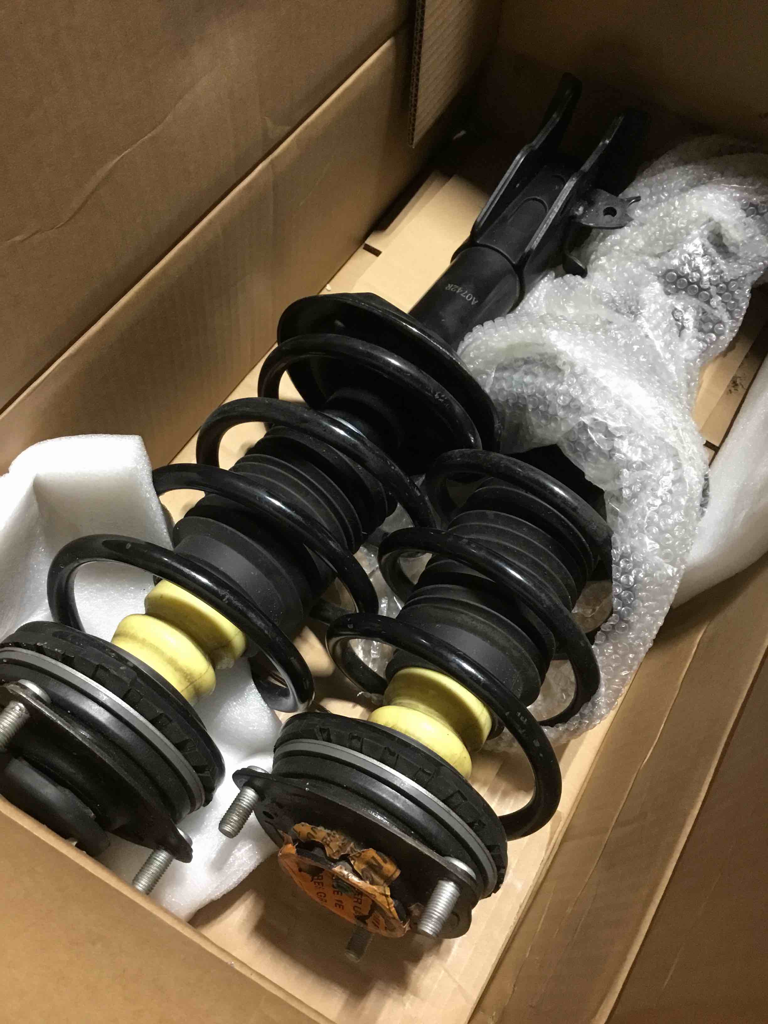 Condition photo showing As Is for Autoround 172287 172286 Front Complete Strut & Coil Spring Assembly Compatible with Honda Civic, Acu