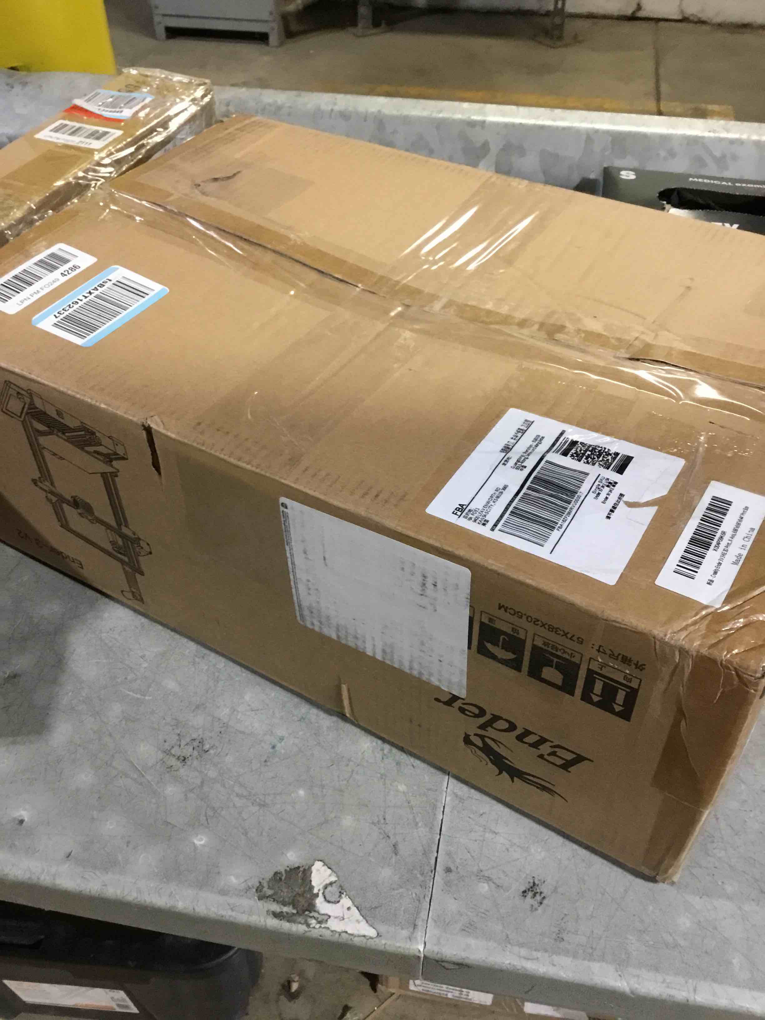 Condition photo showing As Is for Official Creality Ender 3 3D Printer with Resume Printing Function and Stable Power Supply, High Precision Printing and High-standard V-profiles DIY 3D Printers Printing Size 8.66*8.66*9.84 inches Ender-3