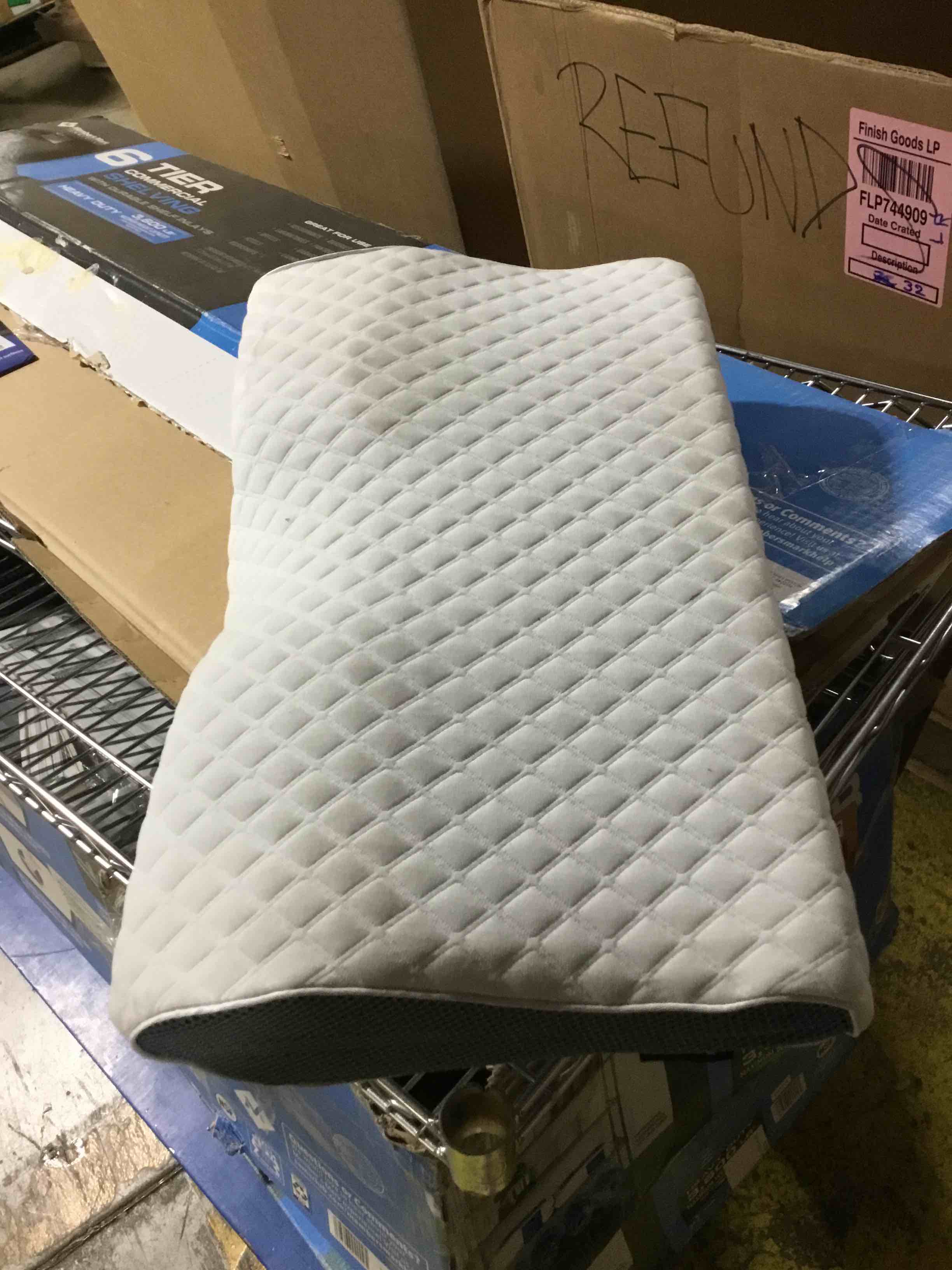 Condition photo showing As Is for Derila Pillowcase | Designed to Keep Your Memory Foam Pillow Covered and Protected with This Crisp, Clean, White Pillowcase Made from Premium Materials