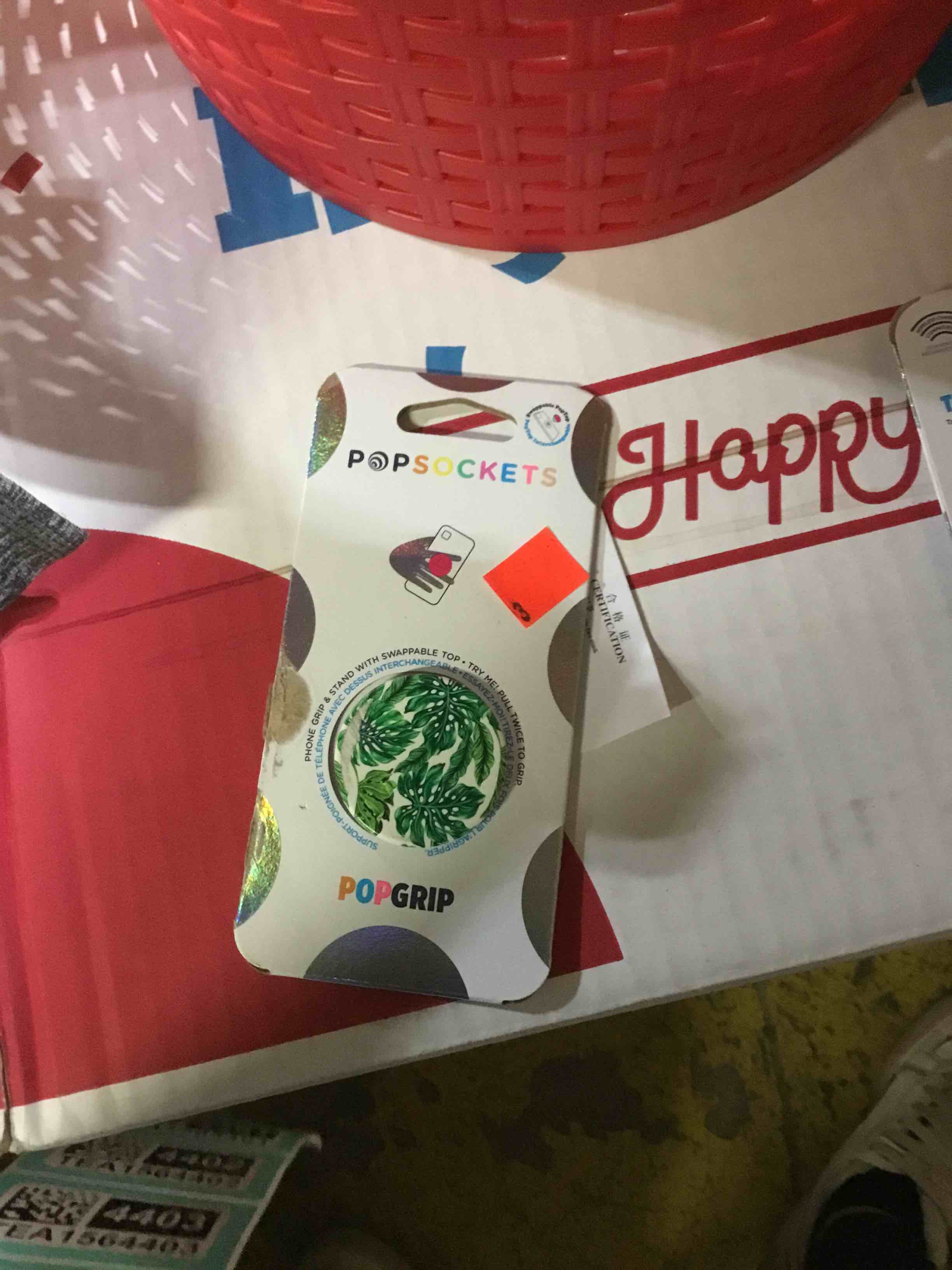 Condition photo showing Good Condition for ????PopSockets Phone Grip with Expanding Kickstand, Adhesive Grip - Santa Turtle