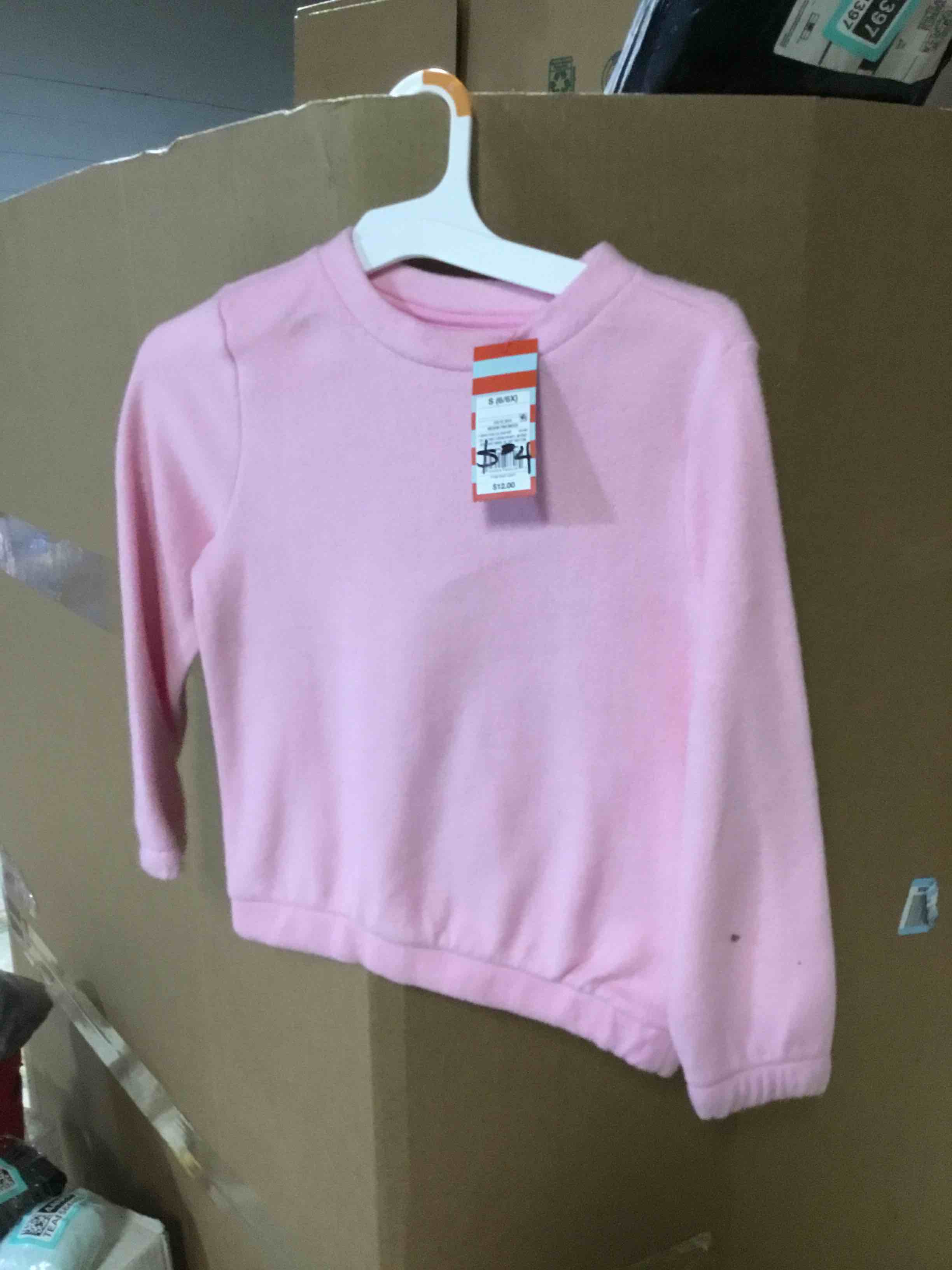Condition photo showing Good Condition for KEREDA Girls Crewneck Oversized Sweatshirt Long Sleeve Tops Loose Pullover Solid Fleece Clothes 7-14 Years