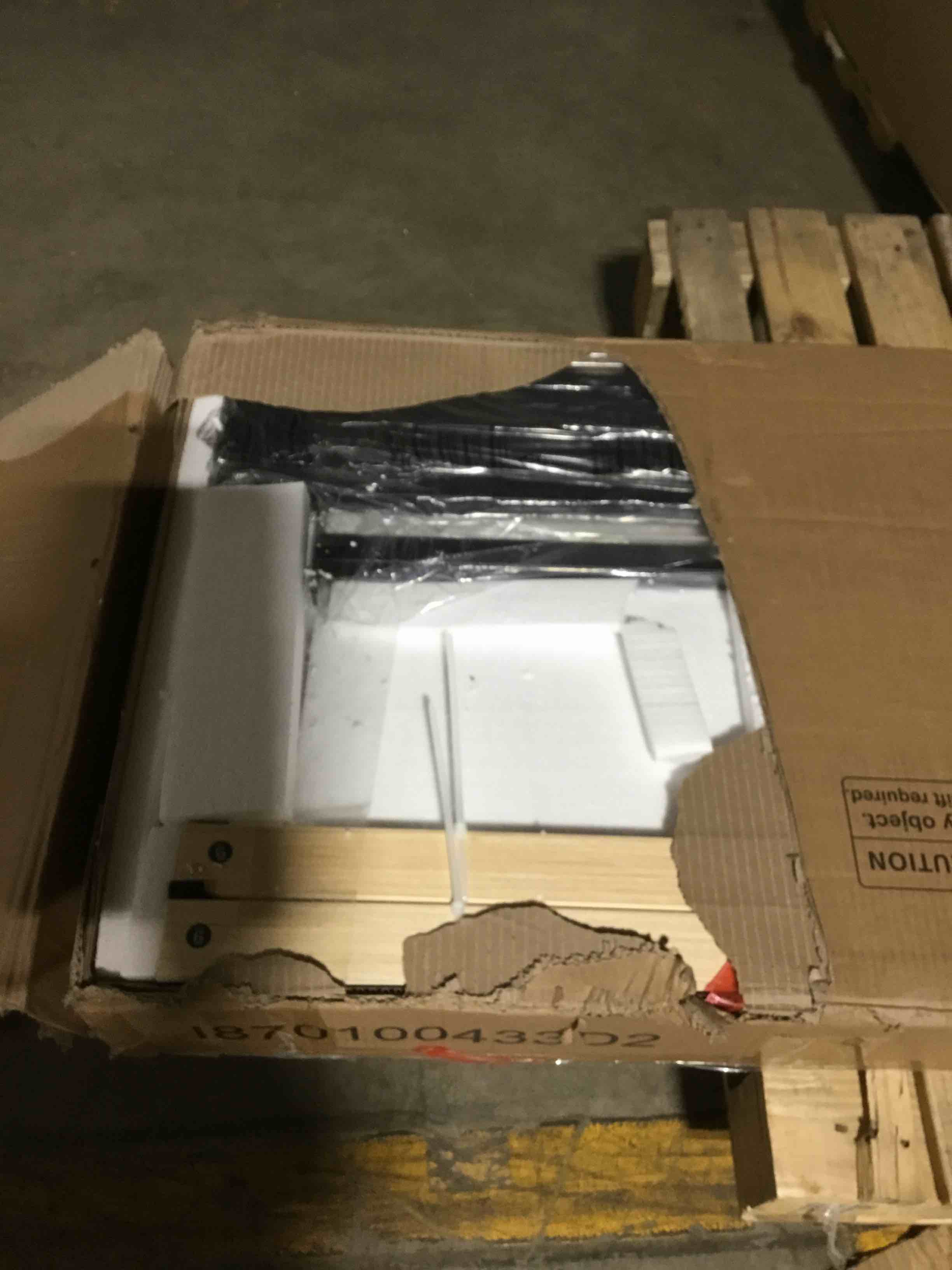 Condition photo showing Brand New for King Upholstered Bed Frame with Headboard, Button Tufted Linen Bed Base, Platform Bed with Heavy Duty Wood Slat Support, Noise Free, No Box Spring Needed, Easy Assembly, Black