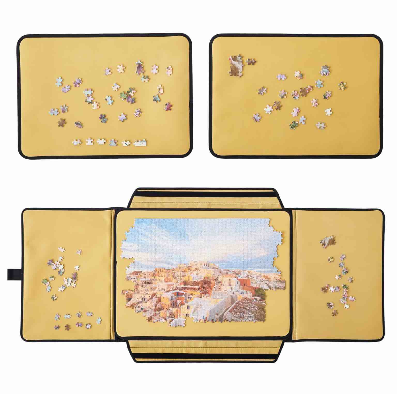 Jomtien 1000 Pieces Puzzle Board, Portable Puzzle Board, Jigsaw Puzzle Table Board,Puzzle mat with Sorting Tray, Non-Slip Surface,Puzzle Accessories Puzzle Storage