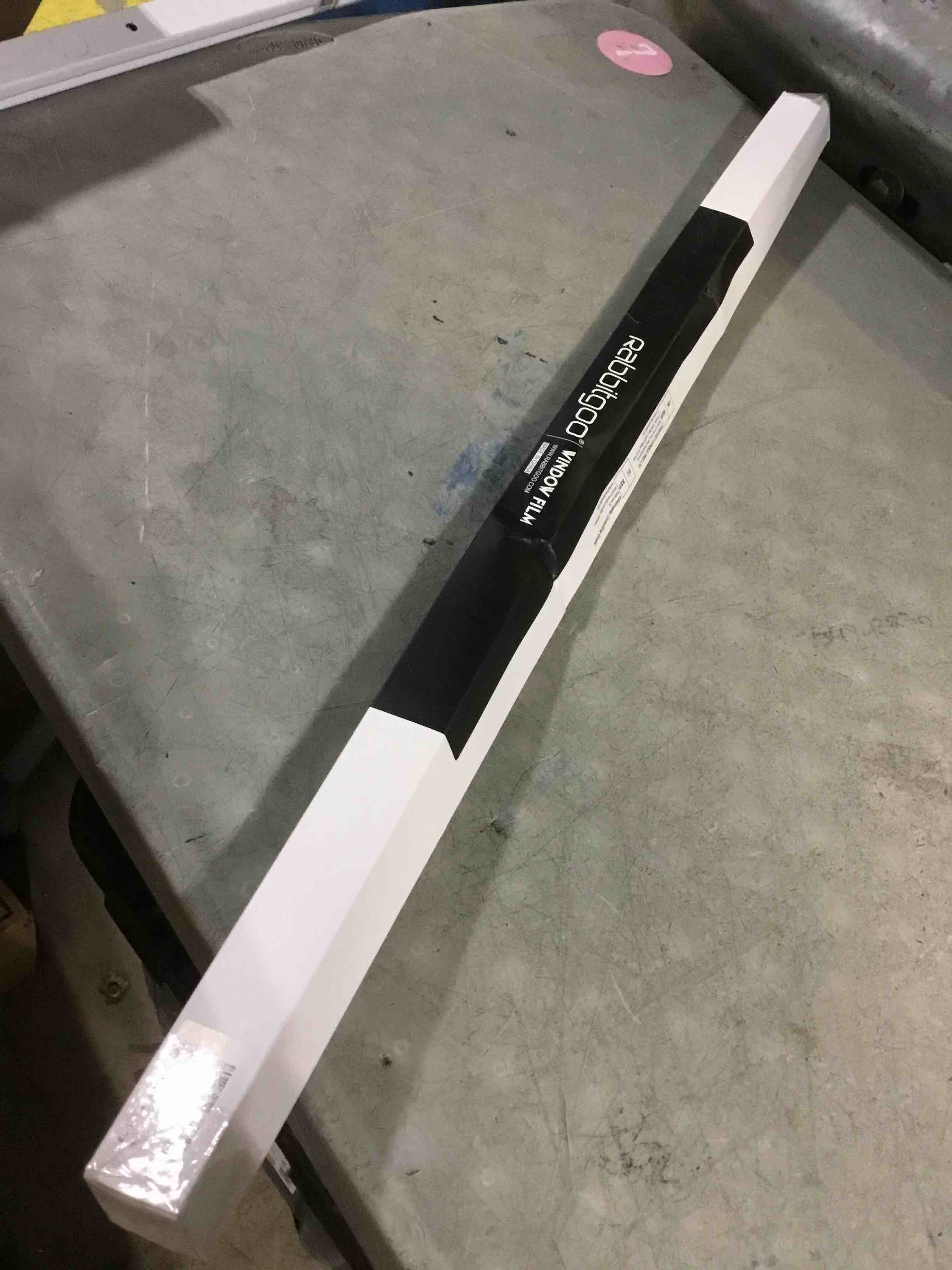 Condition photo showing New/Like New for rabbitgoo Window Privacy Film, Frosted Glass Window Clings, Removable Static Cling Frosting, Anti-UV Glass Door Covering, Opaque Sticker for Home, Matte White, 35.4"x78.7" 35.4" x 78.7" Matte White