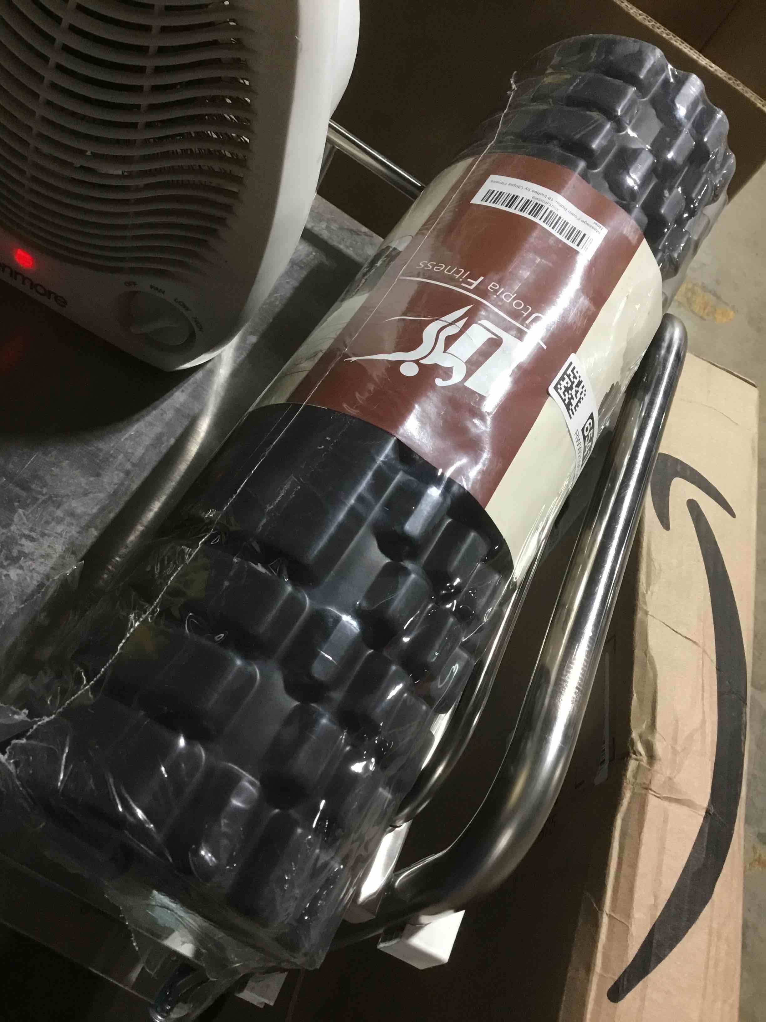 Condition photo showing New/Like New for massage foam roller 18 lnches by utopia fitness new