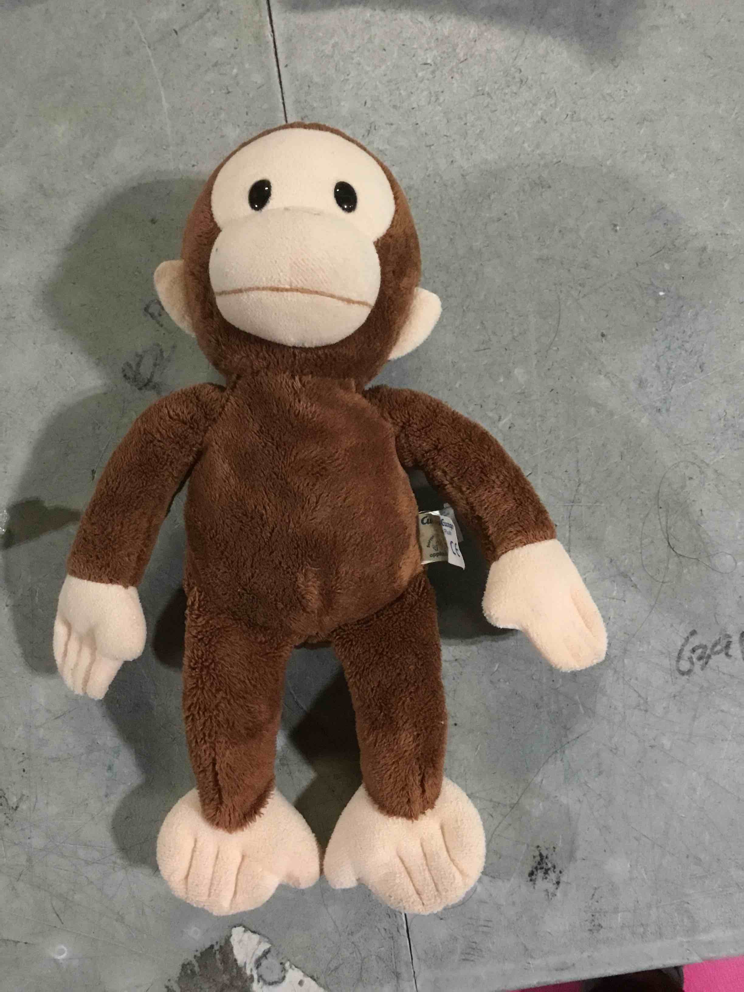 Condition photo showing As Is for (SIMILAR)Kids Preferred Curious George Monkey Stuffed Animal Plush Toys Soft Cutest Cuddle Plushie Gifts for Baby and Toddler Boys and Girls - 12 Inches