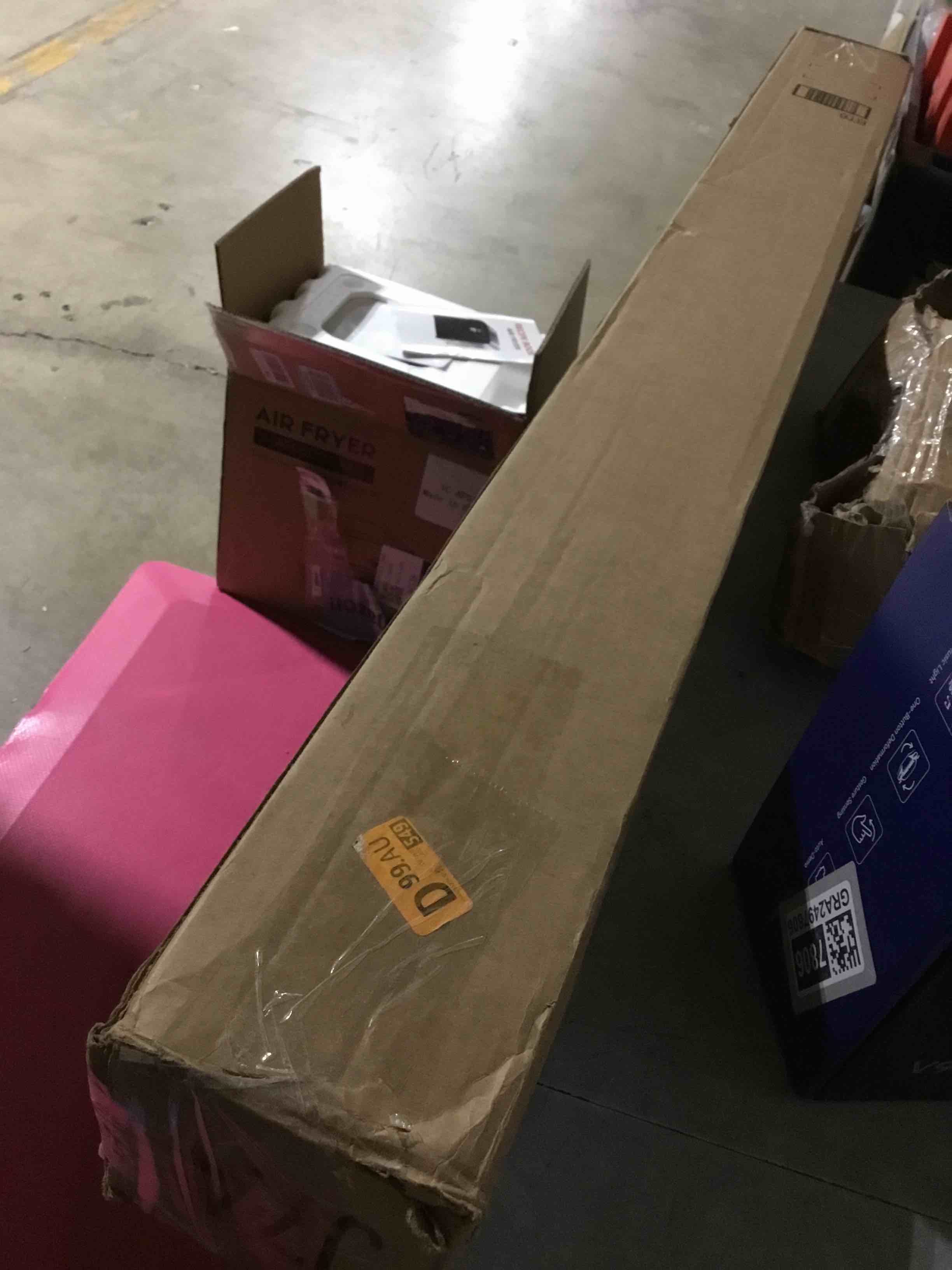 Condition photo showing Good Condition for MaxGear 48x73" Adhesive White Board, Dry Erase Whiteboard for Wall, Includes 4 Magnetic Markers, Holder, Eraser and 4 Magnets, Ideal Wallpaper Sticker for Office, Classroom, or Home 48x73inch-Adhesive Backing