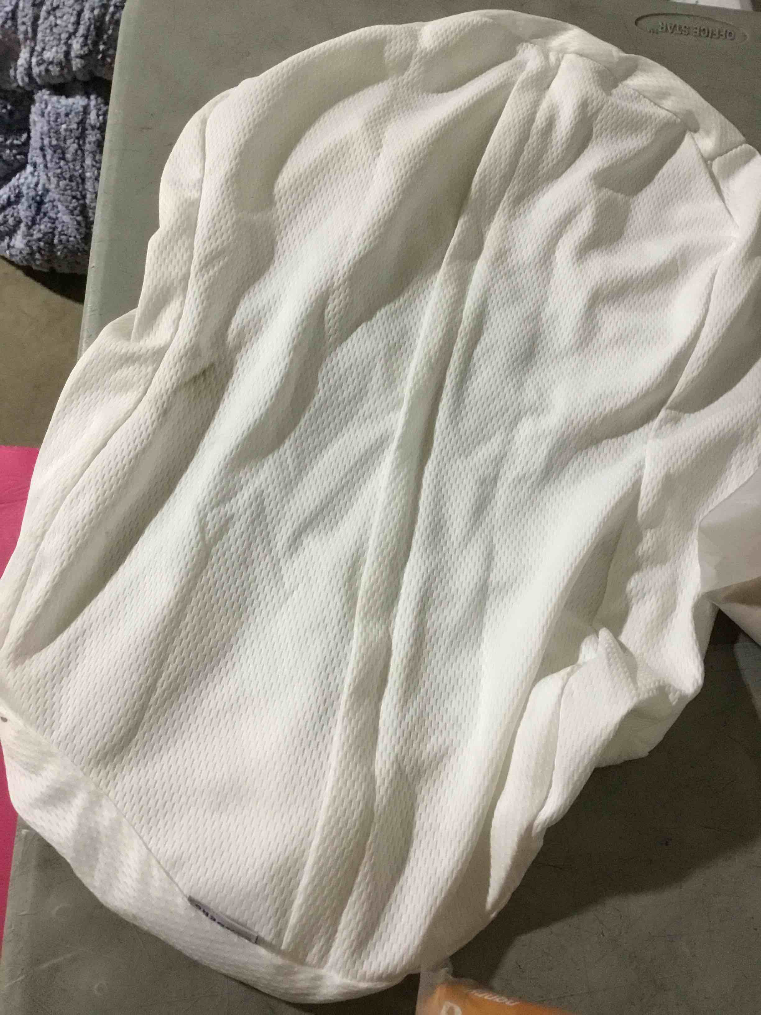 Condition photo showing As Is for (ONLY PILLOW CASE)Lunderg Cooling Effect Pillowcase Replacement for Our Memory Foam CPAP Pillow - Premium Comfort Fabric - Pillow NOT Included