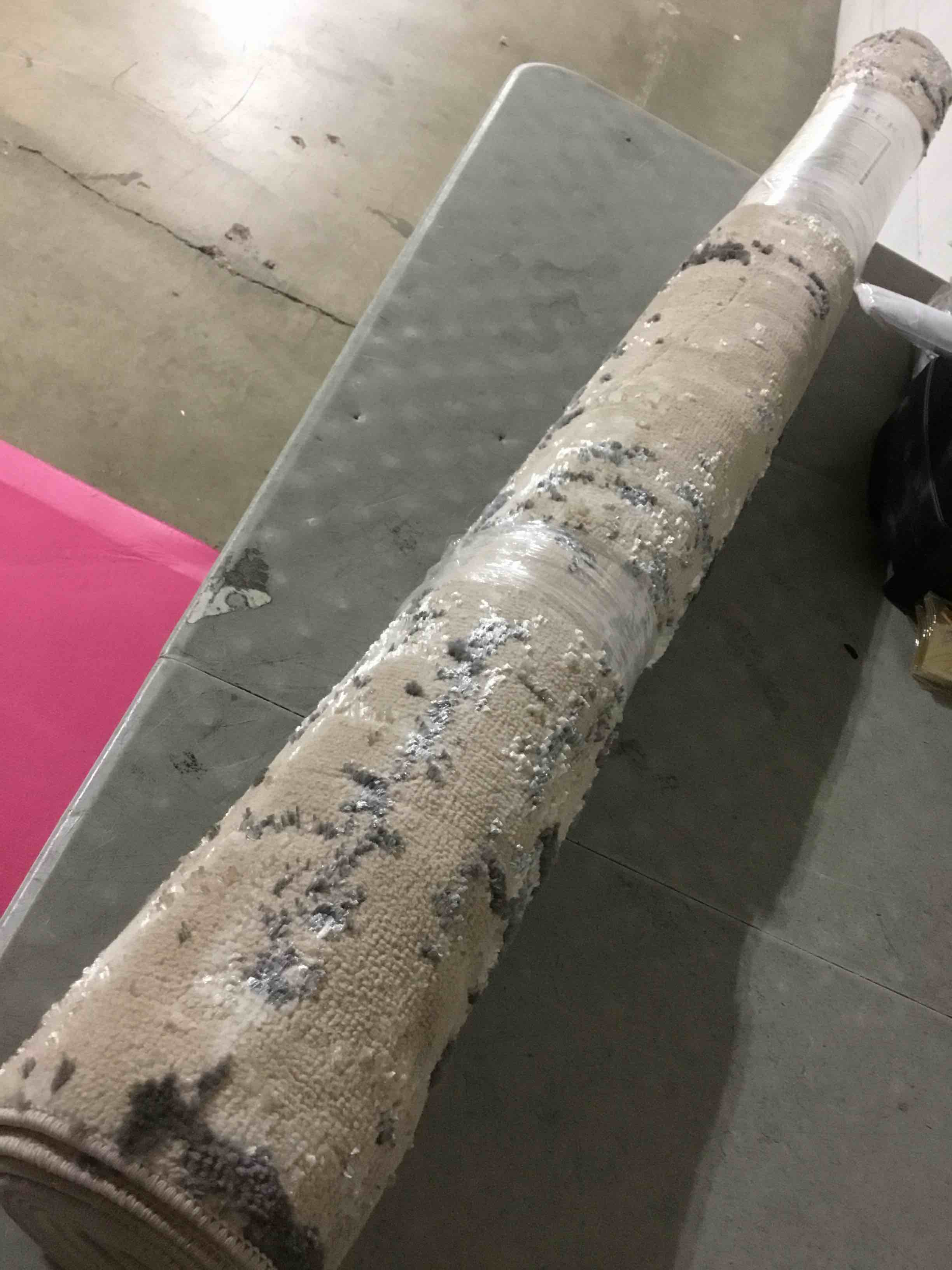 Condition photo showing Good Condition for (SIMILAR)Jaipur Living Lynne Abstract White/ Slate Area Rug (5"X7")