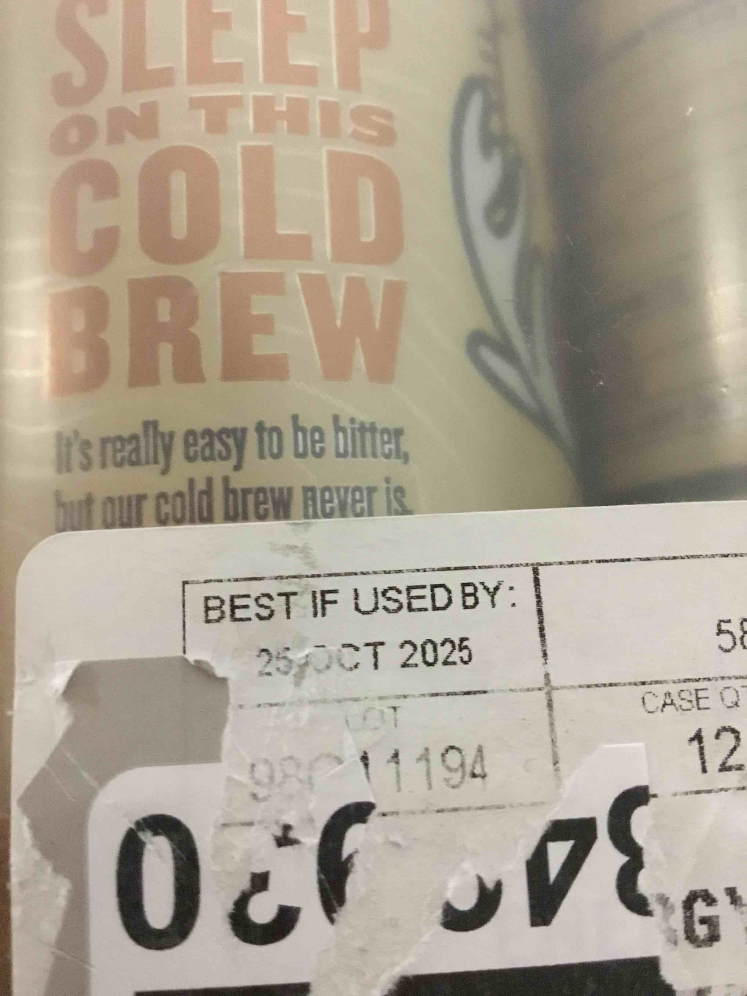 Condition photo showing Good Condition for (BB 25/OCT/2025) SToK Cold Brew Energy Mocha Cream, Energy Coffee Beverage with 195mg Caffeine to Help Support Focus, Canned Coffee with B-Vitamins, Guarana and Ginseng, 11 fl oz, 12pk