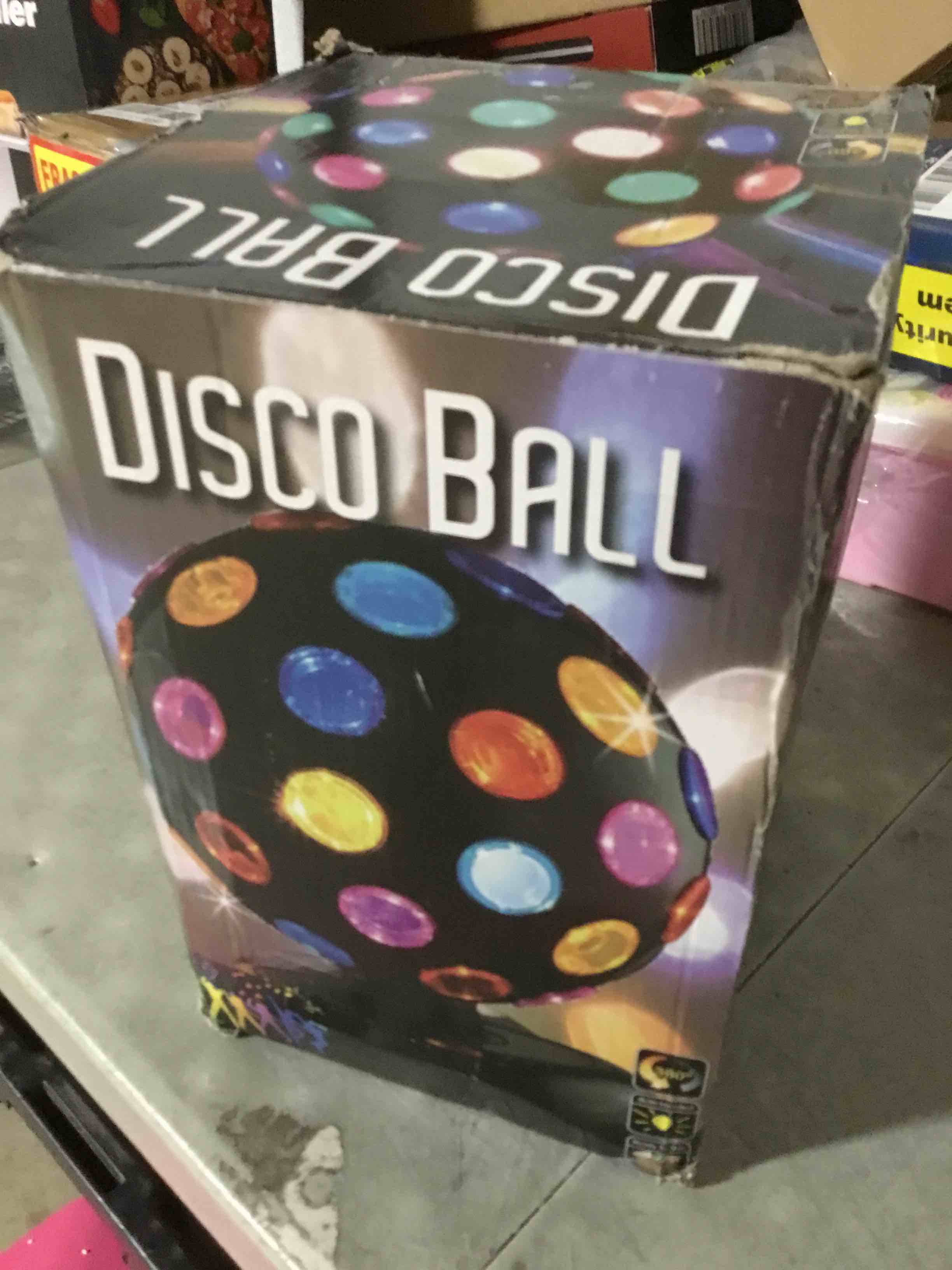 Condition photo showing Good Condition for Everything You Need | Kicko Spinning Disco Ball With Led Lights - For Parties