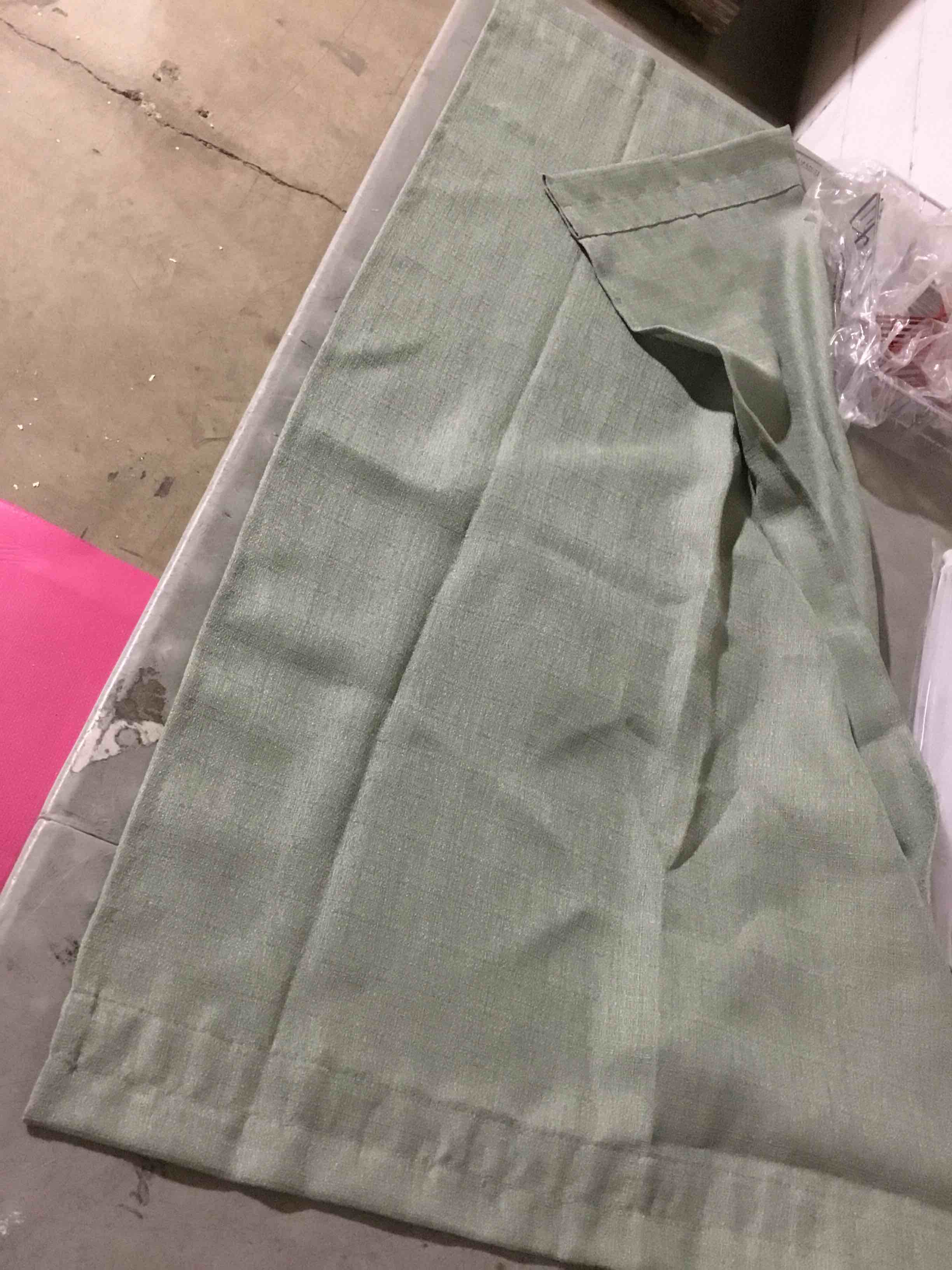 Condition photo showing Good Condition for (SIMILAR)Tollpiz Short Linen Tier Curtains Rod Pocket Semi Sheer Half Kitchen Curtain Burlap Light Filtering Thick Linen Drapes for Bathroom, 30 x 24 inches Long, Sage Green, Set of 2 Panels