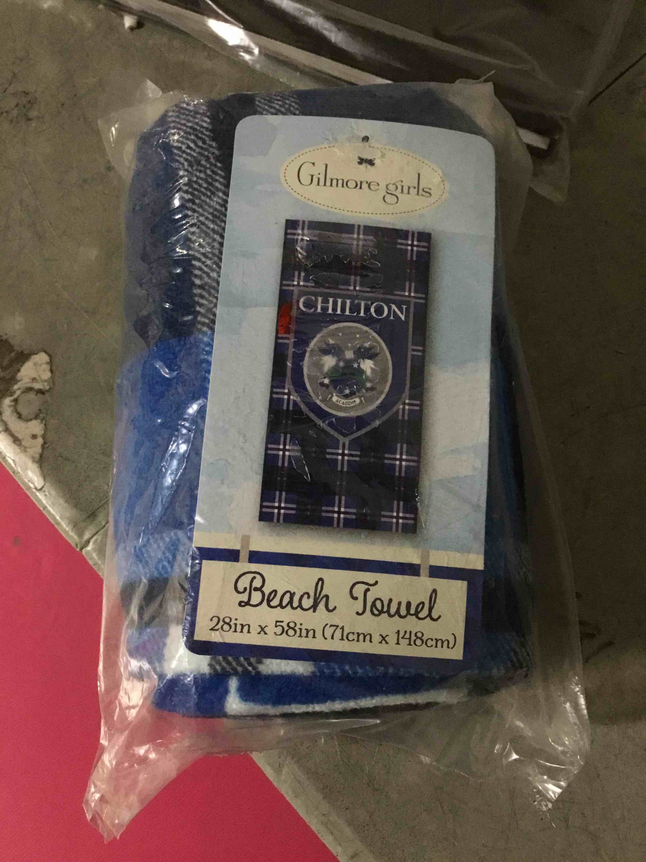 Condition photo showing New/Like New for Jay Franco Gilmore Girls Chilton Bath Pool Beach Towel - Super Soft & Absorbent 100% Cotton Towel, Measures 28 x 58