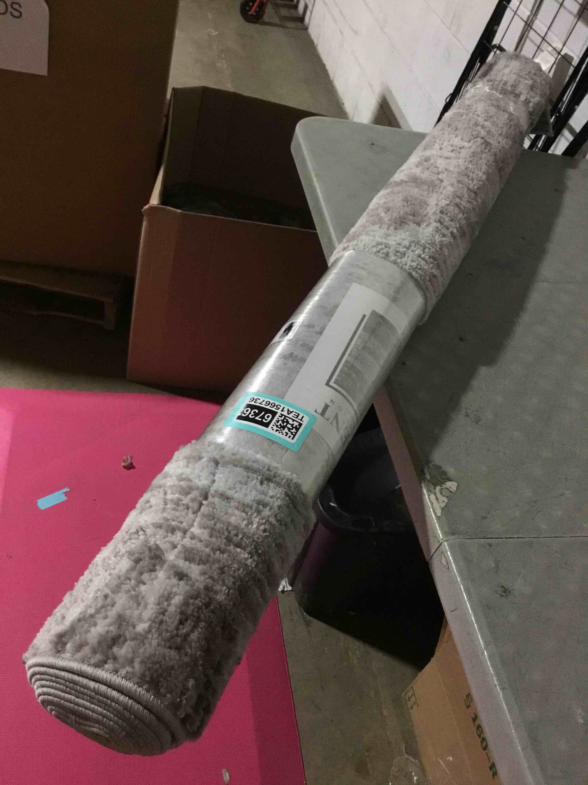 Condition photo showing Good Condition for ((IMAGE SIMILAR)GABARDIN ORIENT COLLECTION Indoor/Outdoor Grey/Bone  5' x 7' Area Rug, (5x7)