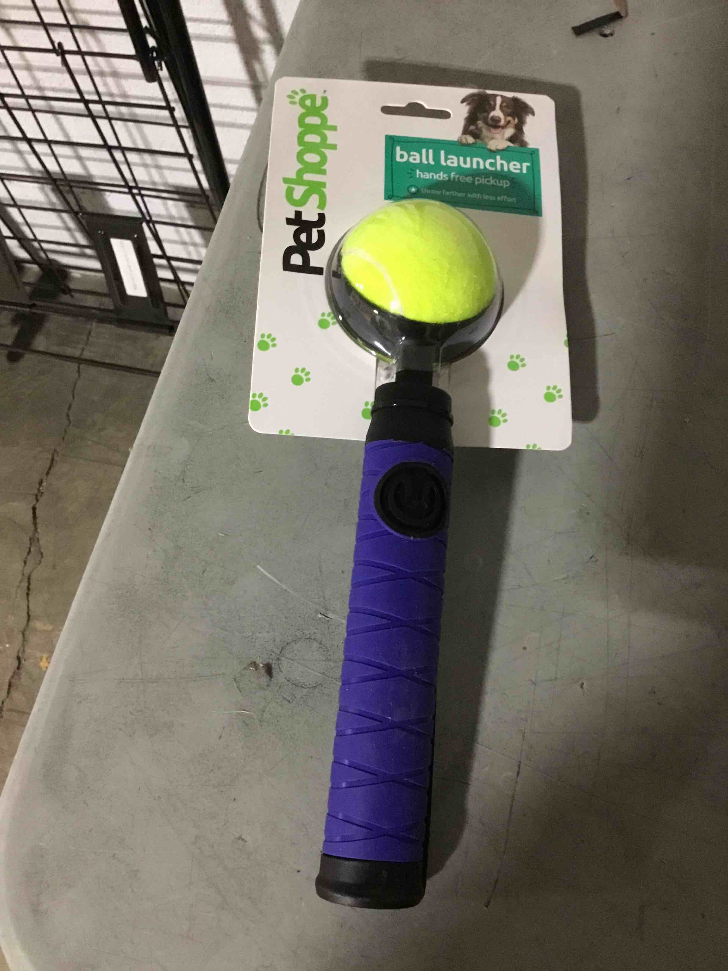 Condition photo showing New/Like New for Dog Ball Launcher & Pickup Tool – Compact Lightweight Hands-Free Tennis Ball Fetch Thrower & No-Slobber Grabber for Dogs