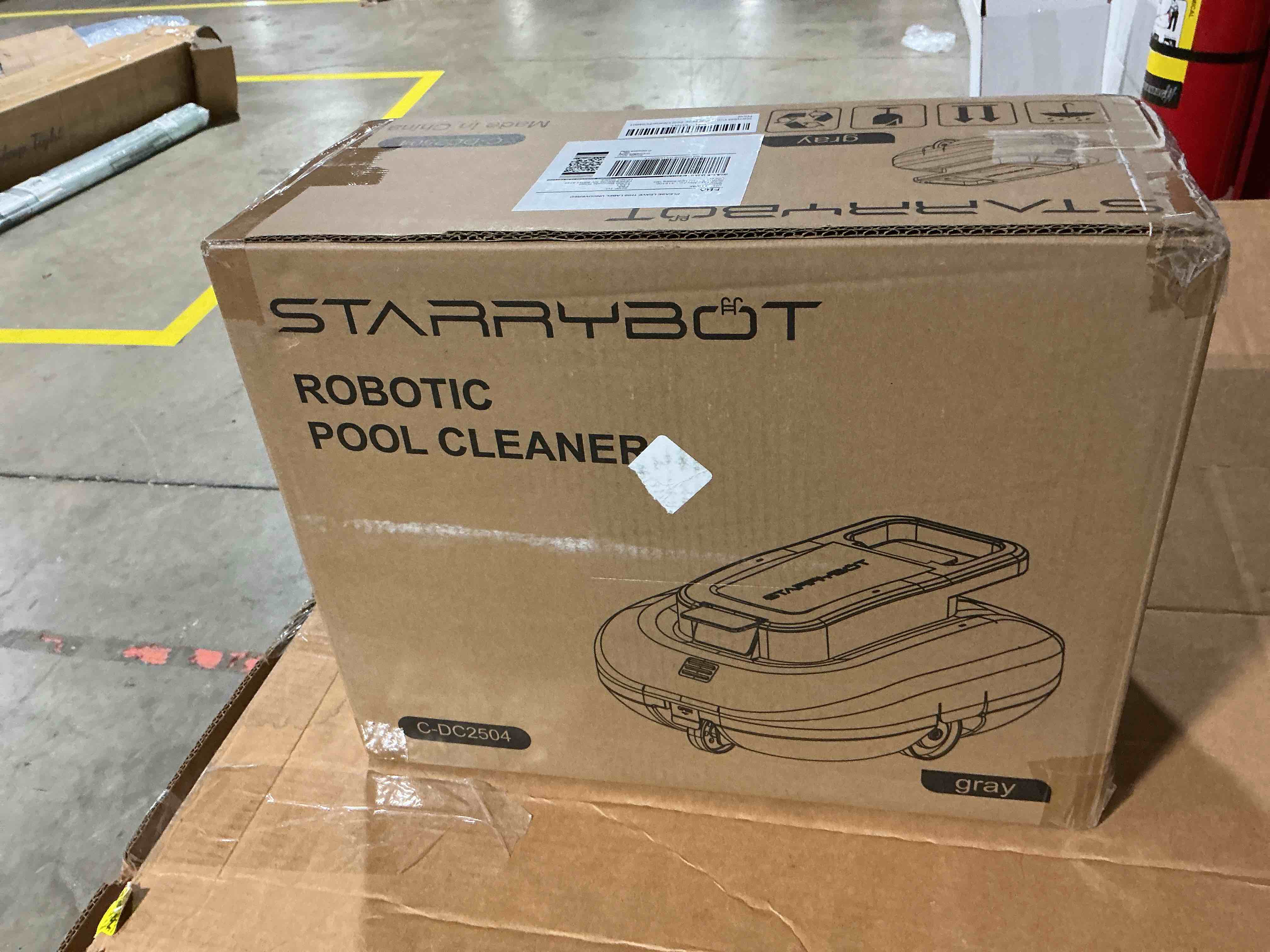 Condition photo showing New/Like New for starrybot cordless robotic pool cleanerpc04b01, gray color