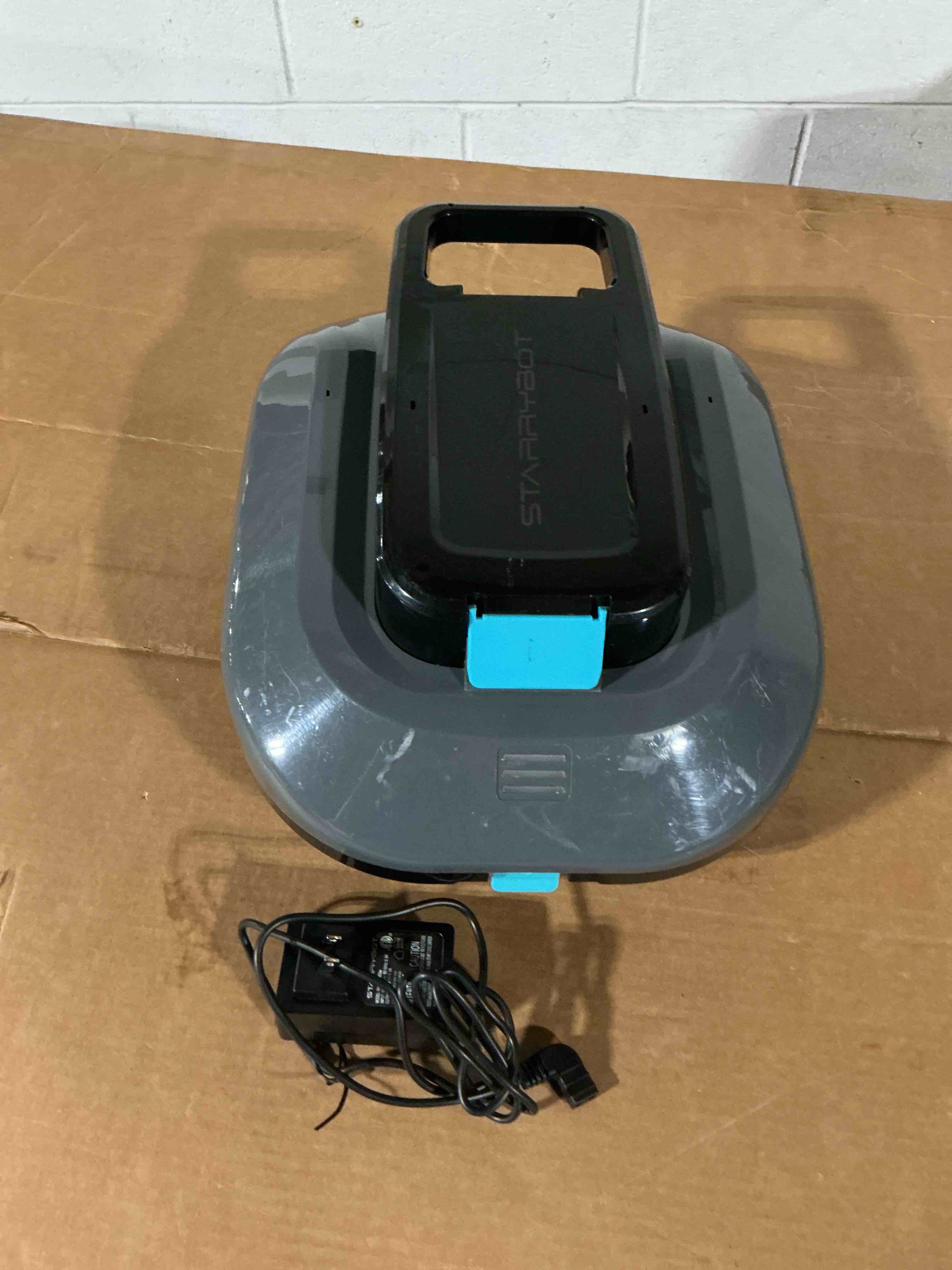 Condition photo showing As Is for starrybot cordless robotic pool cleaner with dual high-efficiency motors delivers strong suctionsmart led indicator