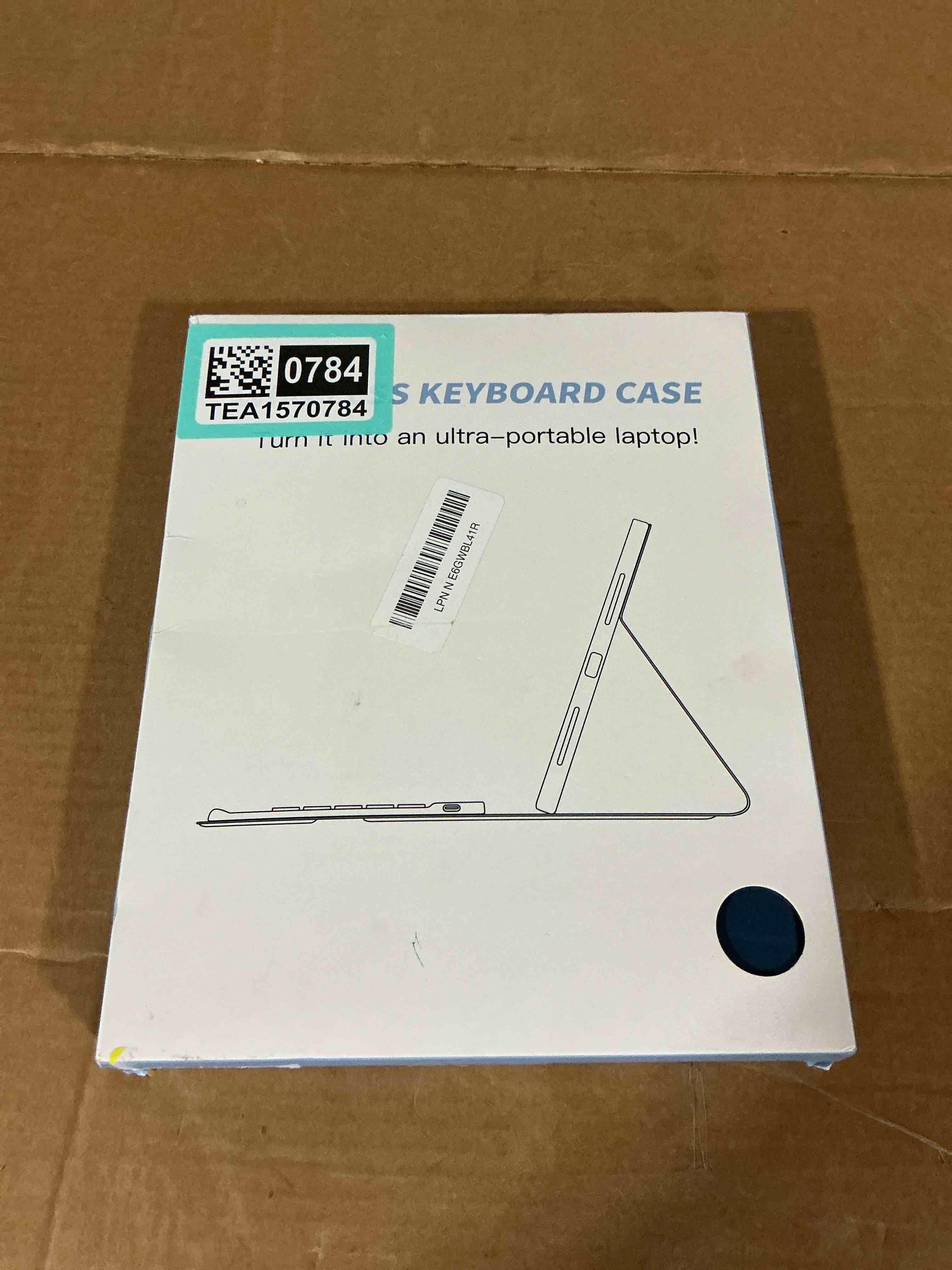 Condition photo showing New/Like New for harvopu compatible for ipad 11th 10th generation case with keyboard, folio cover with pencil holder, multi-touch trackpad, 7 color backlit, detachable keyboard for ipad (a16) 11th/10th gen (navy blue)
