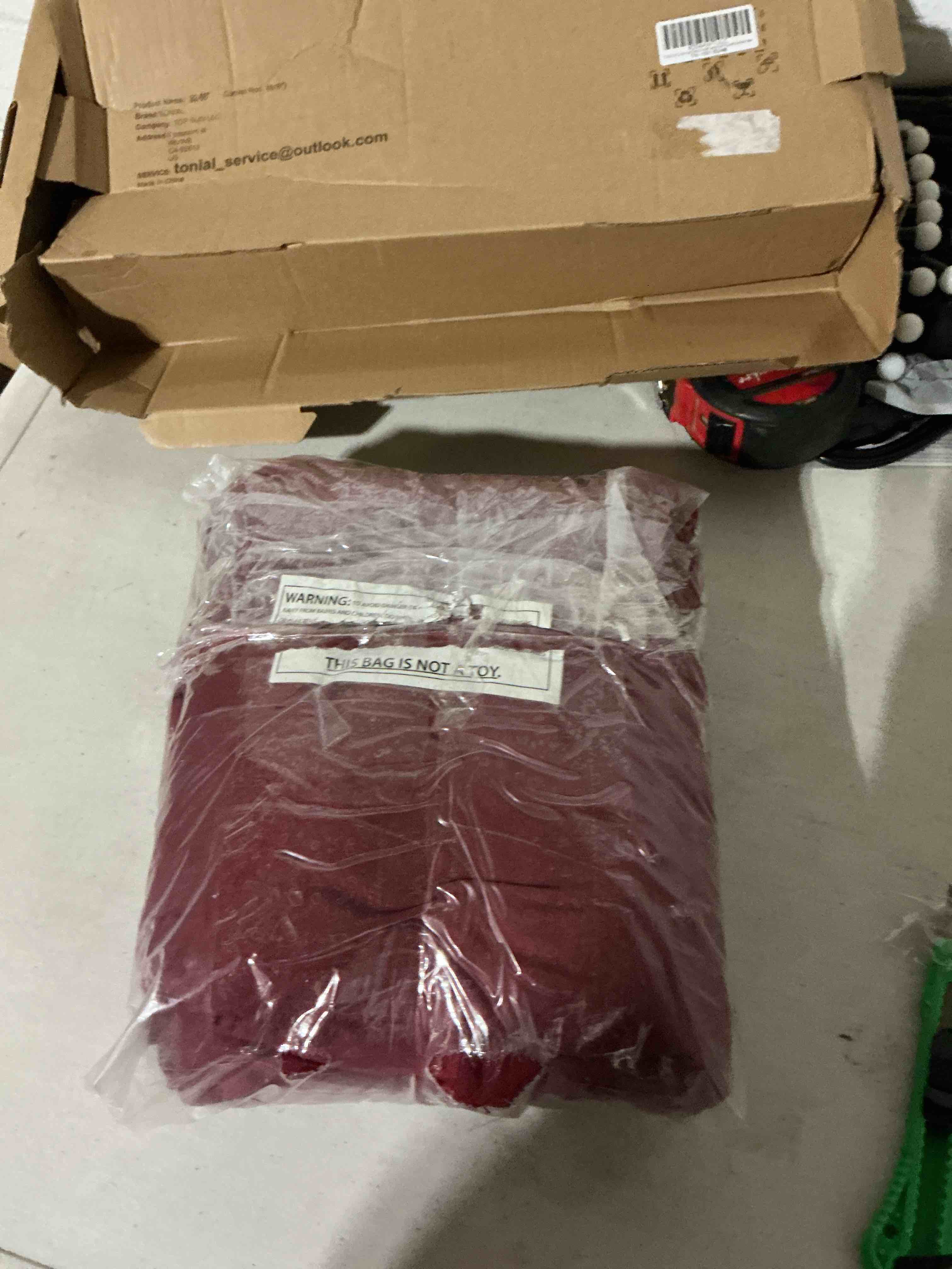 Condition photo showing Good Condition for utopia bedding queen size sheet set – 4 piece bed sheets, soft and breathable microfiber, includes 1 fitted sheet, 1 flat sheet and 2 pillowcases – oeko tex (burgundy)