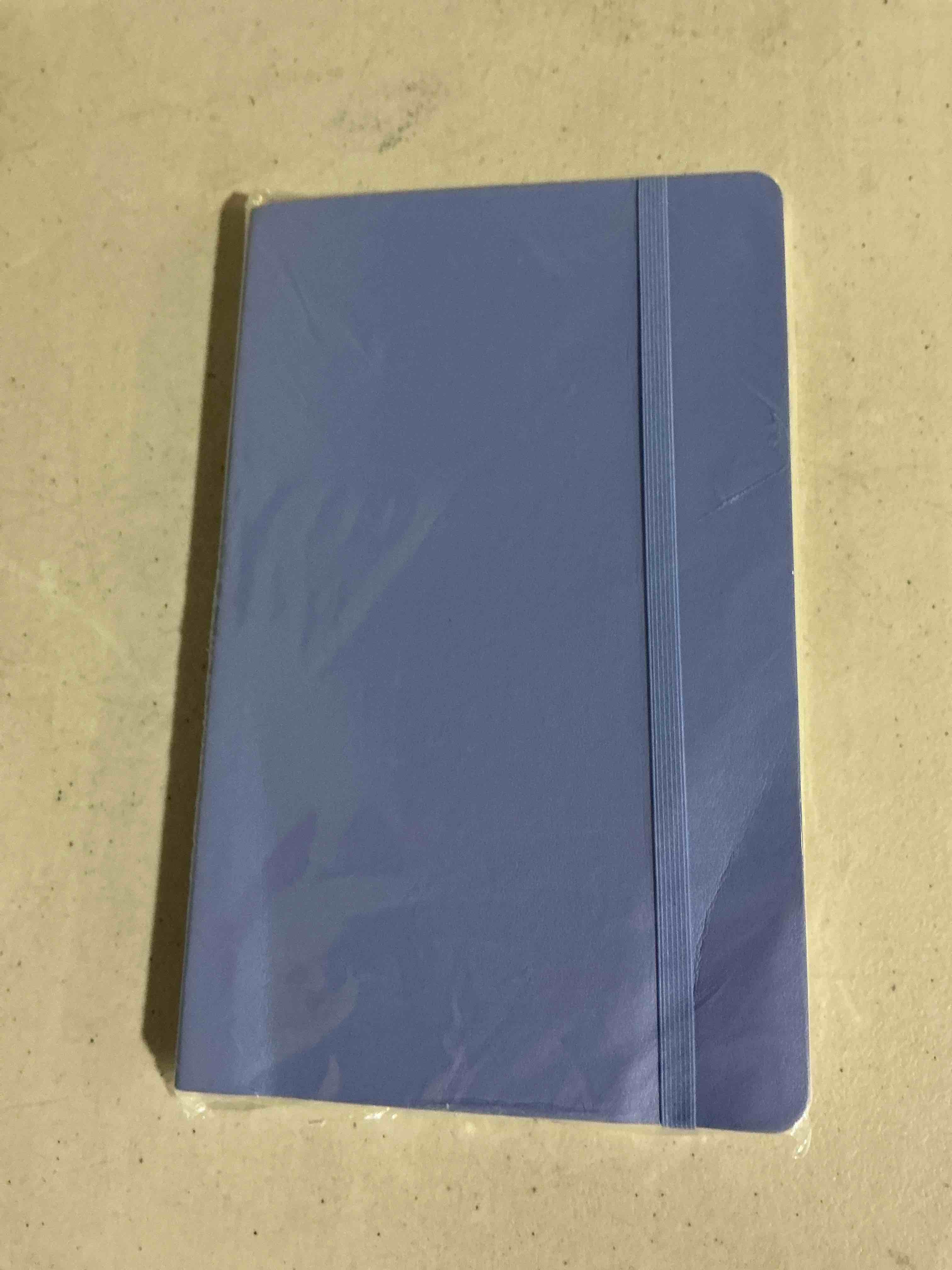 Condition photo showing Good Condition for moleskine classic notebook, large, ruled, hydrangea blue, hard cover (5 x 8.25)