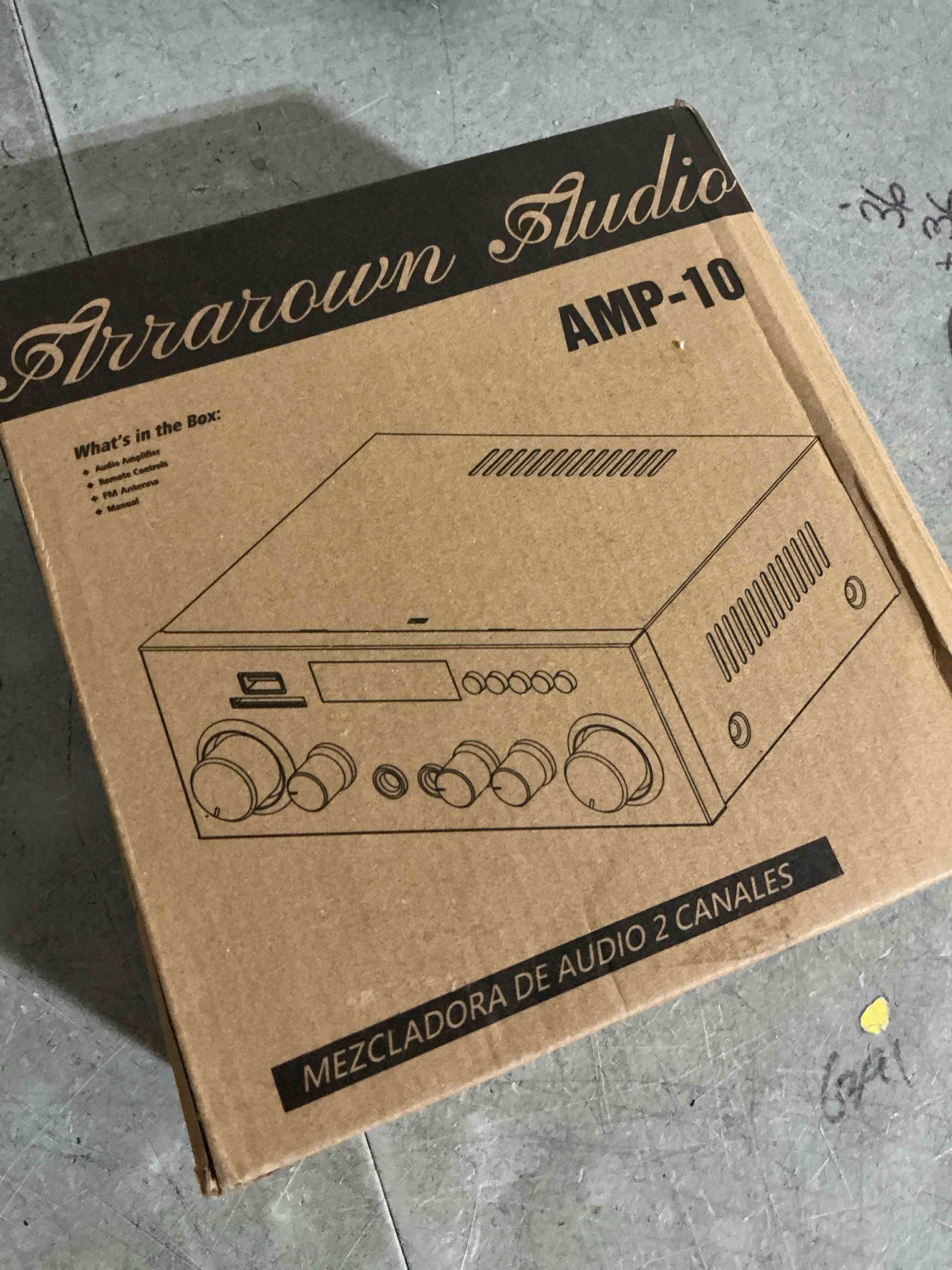 Condition photo showing Good Condition for amp10 amplifier home audio,400w power amplifier 2 channel stereo receiver with bluetooth 5.0,active subwoofer output, fm radio, usb/sd/aux, mic, remote control for home theater black