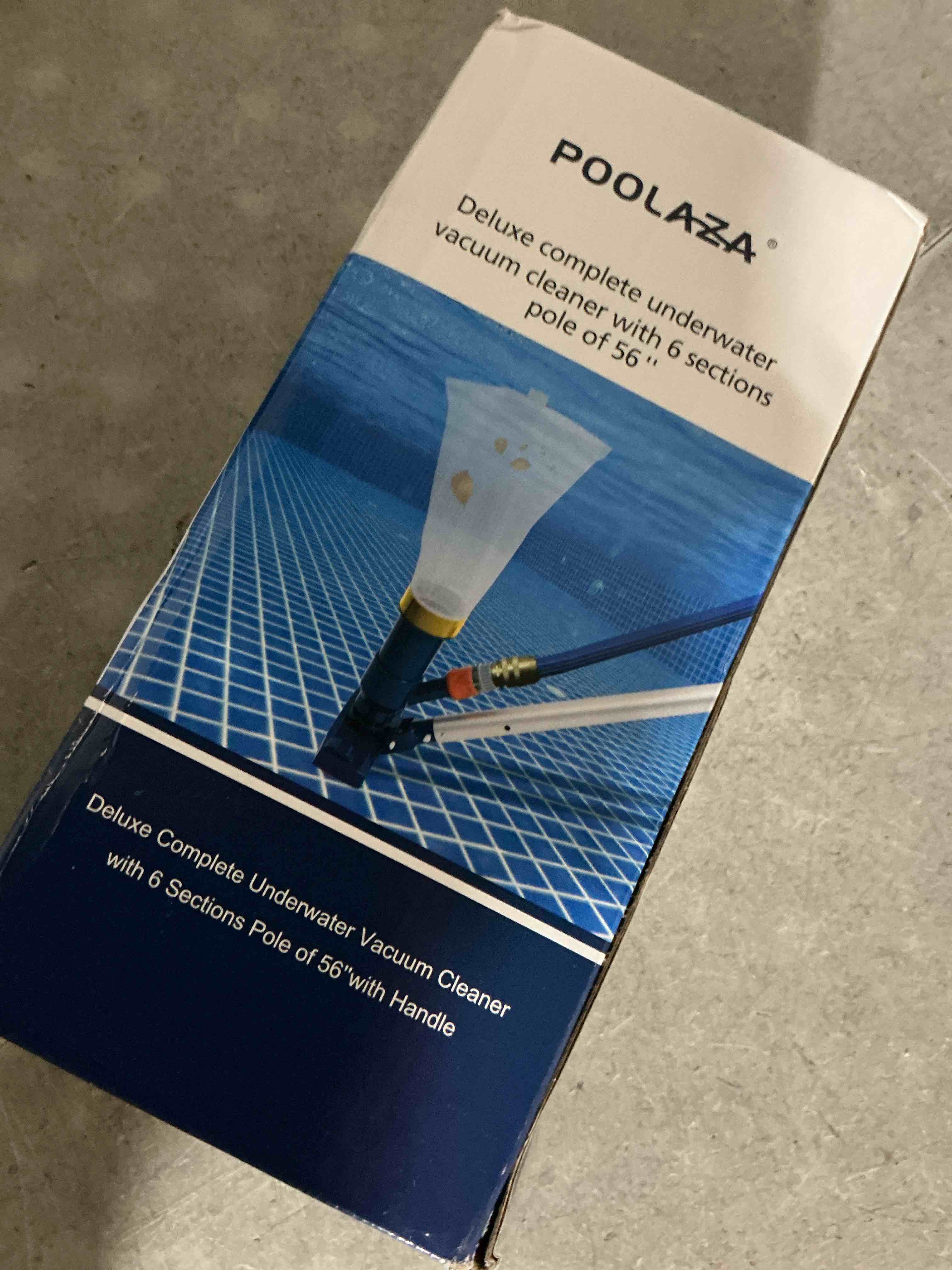 Condition photo showing Good Condition for poolaza manual pool vacuum for above ground pool upgrade with fine mesh bag& 56" pole, handheld pool vacuum jet underwater cleaner, spa pool vacuum cleaner attach to garden hose