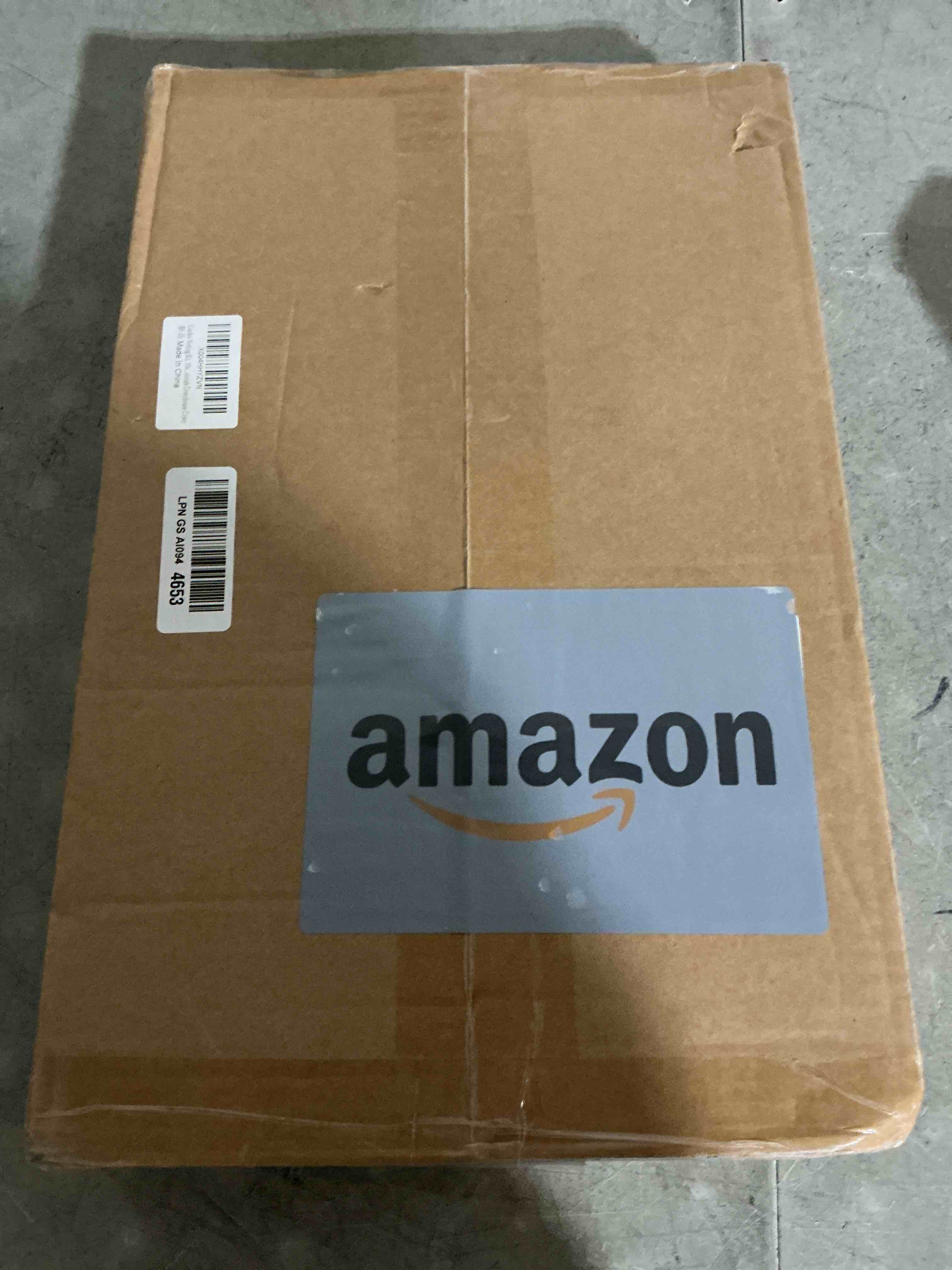 Condition photo showing New/Like New for garden netting kit for raised beds, 10x30ft ultra fine mesh netting? 6 sets of 8ft fiberglass garden hoops, row cover insect netting for vegetable plant fruit flowers protection white 10x30ft