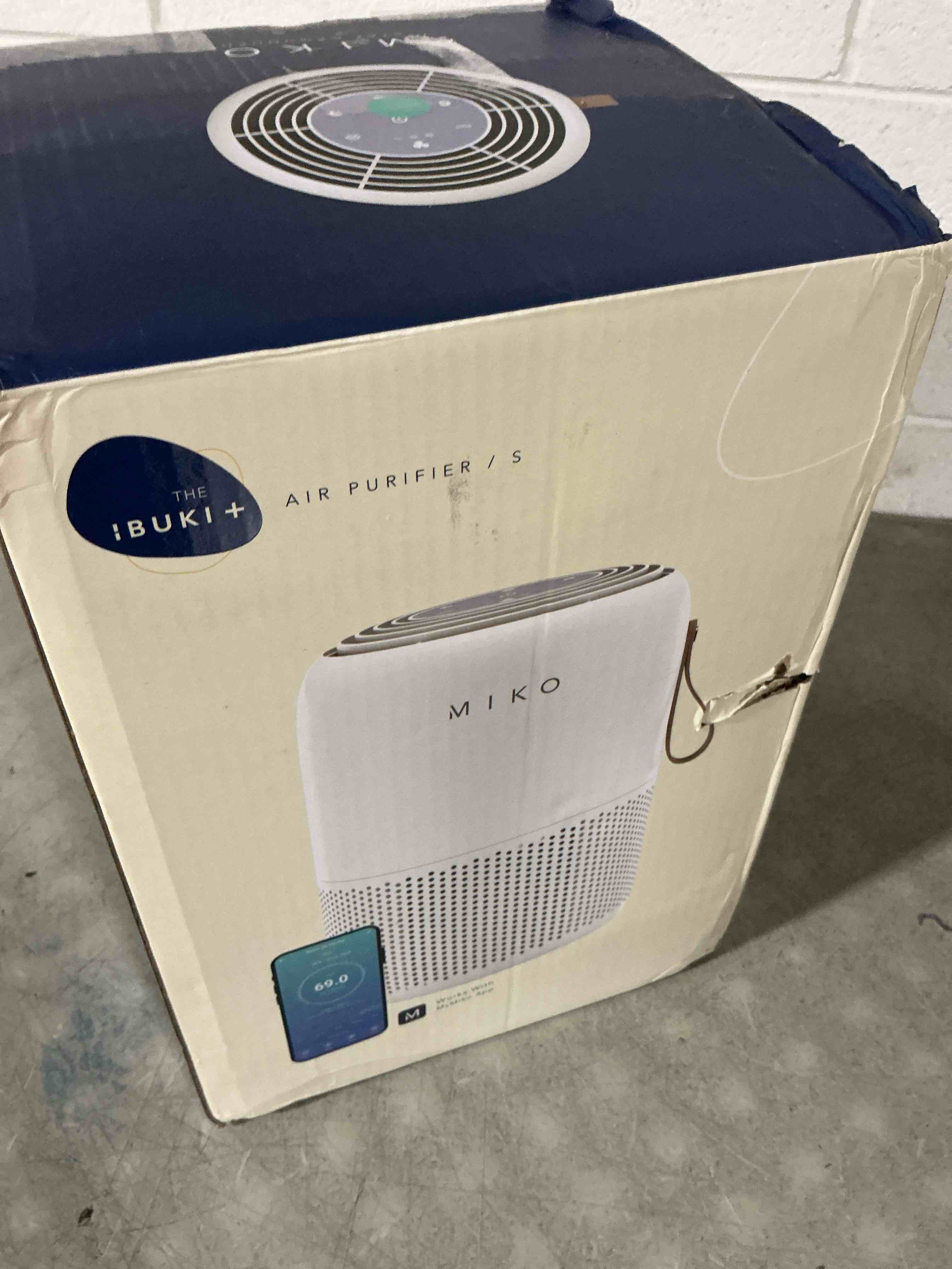 Condition photo showing Good Condition for miko air purifier for bedroom with 3-in-1 hepa filter & sleep mode, whisper quiet, covers up to 1200 ft, smart wi-fi app control - removes smoke, allergens, pets hair, dust, odors, pollutants