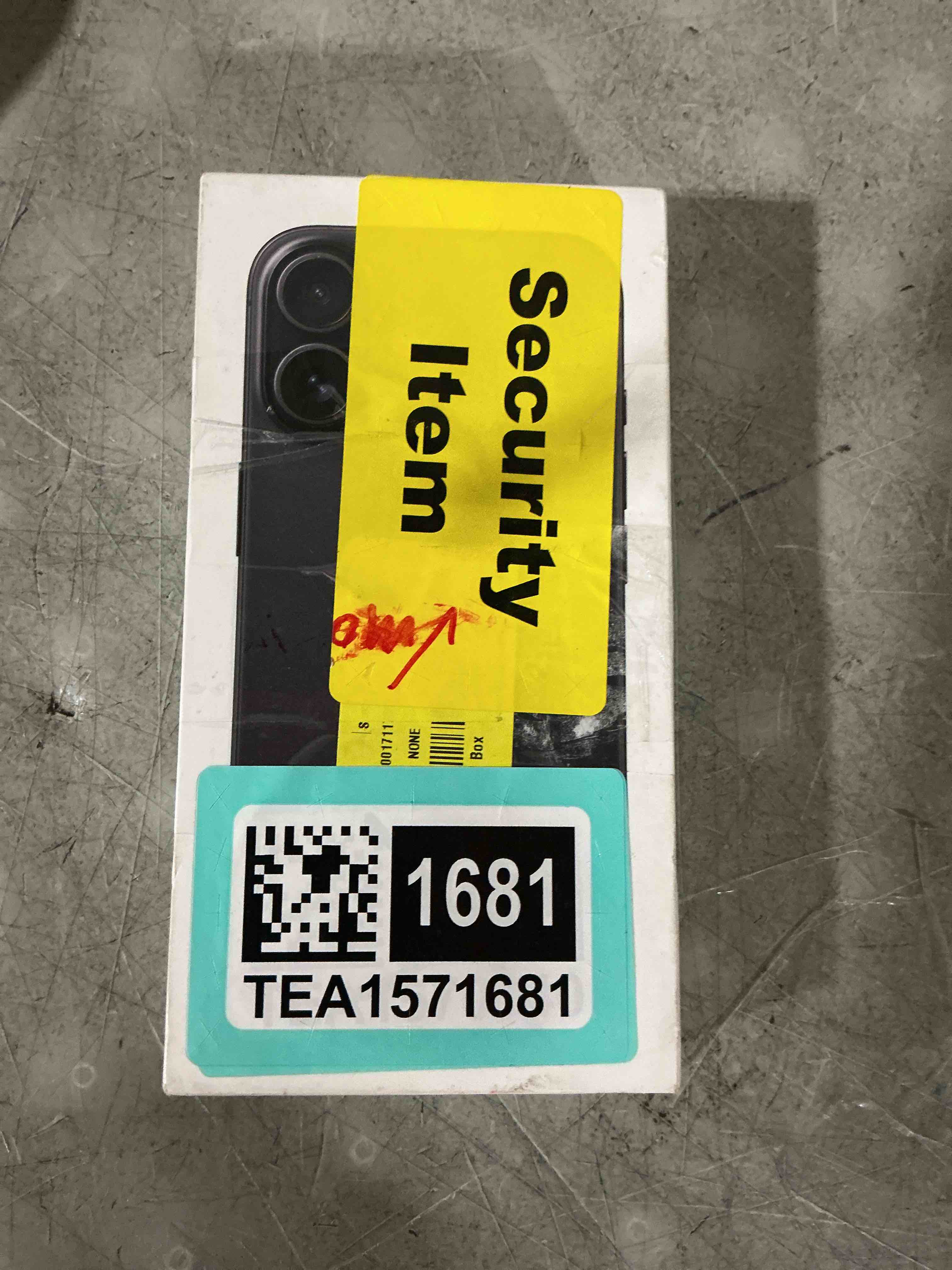 Condition photo showing As Is for apple iphone 16 (128 gb) - black (loked) 
