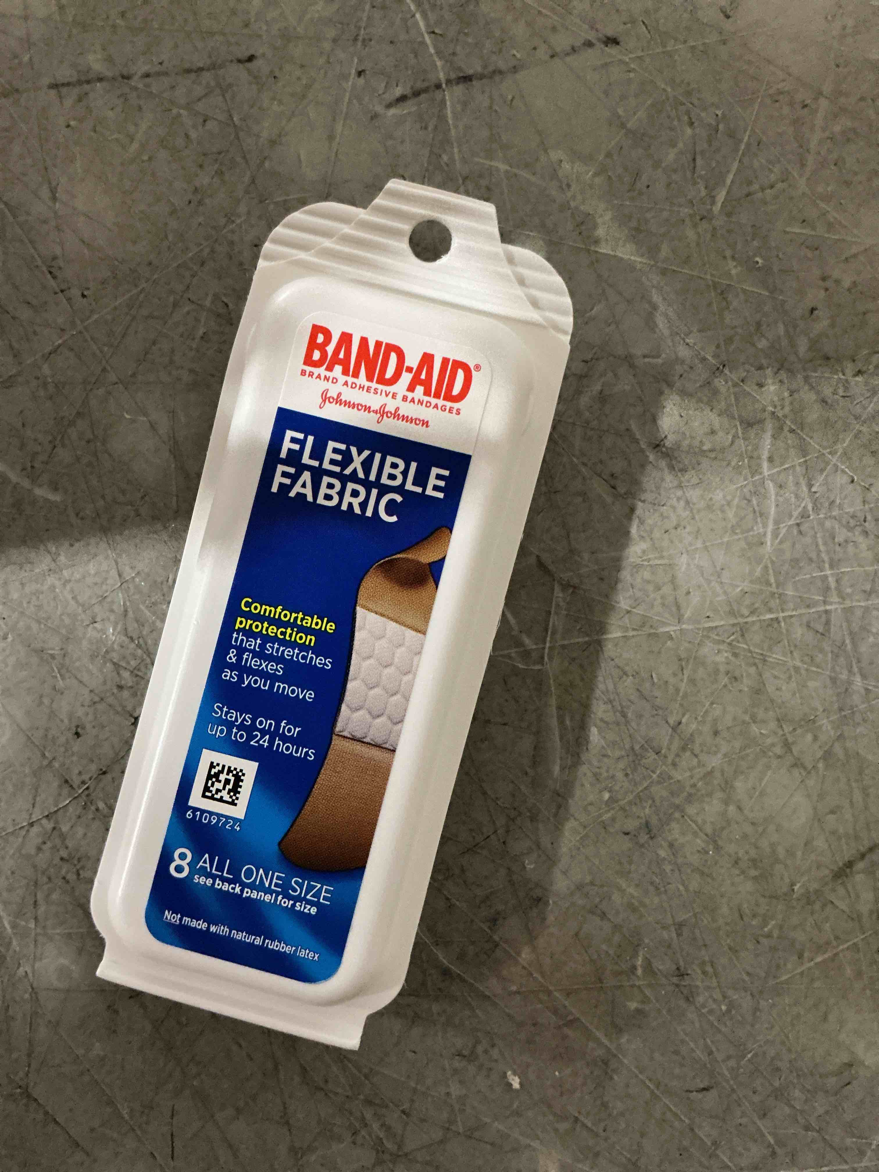 Condition photo showing Brand New for band-aid flex fabric travel pack - 8 each/pack (12 pack)