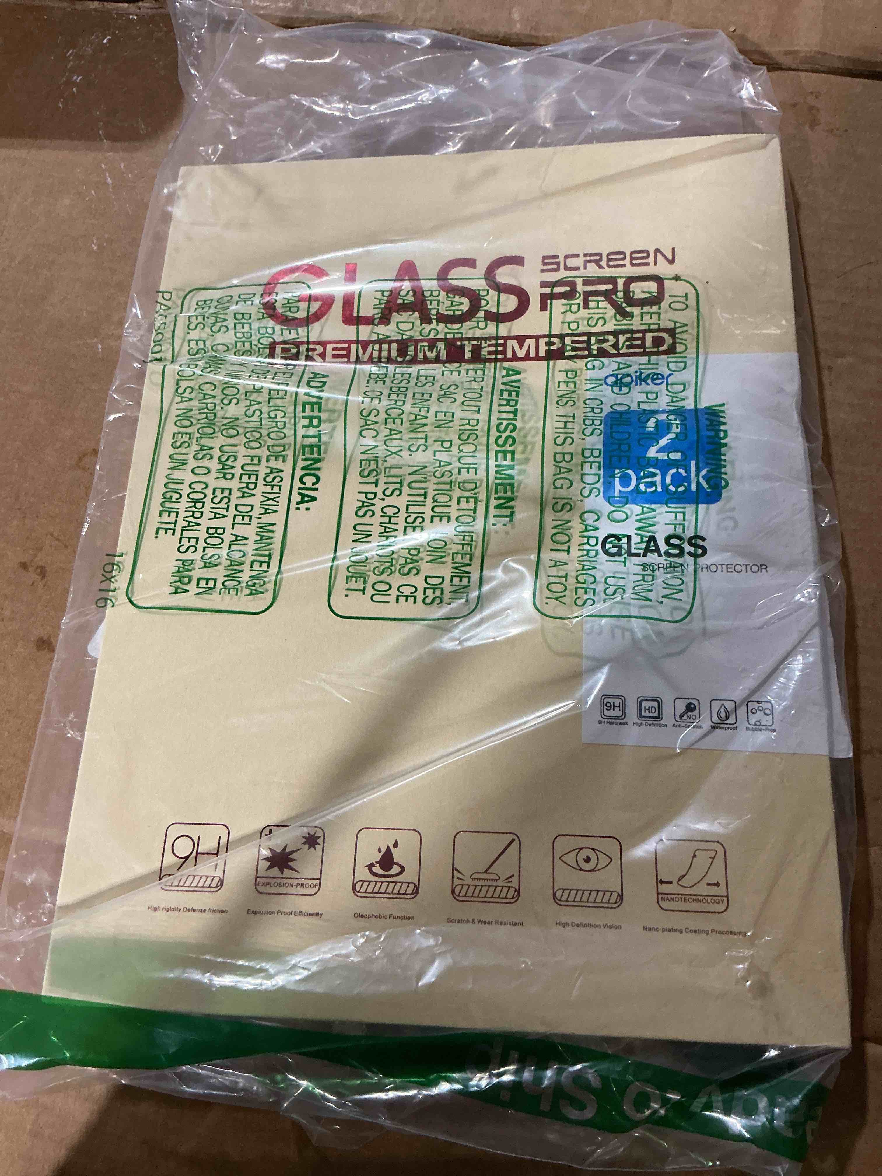 Condition photo showing Good Condition for apiker 2 pack screen protector for ipad 9th 8th 7th generation 10.2 inch, tempered glass film for ipad 9 8 7 (2021/2020/2019), case friendly, apple pencil compatible, high response