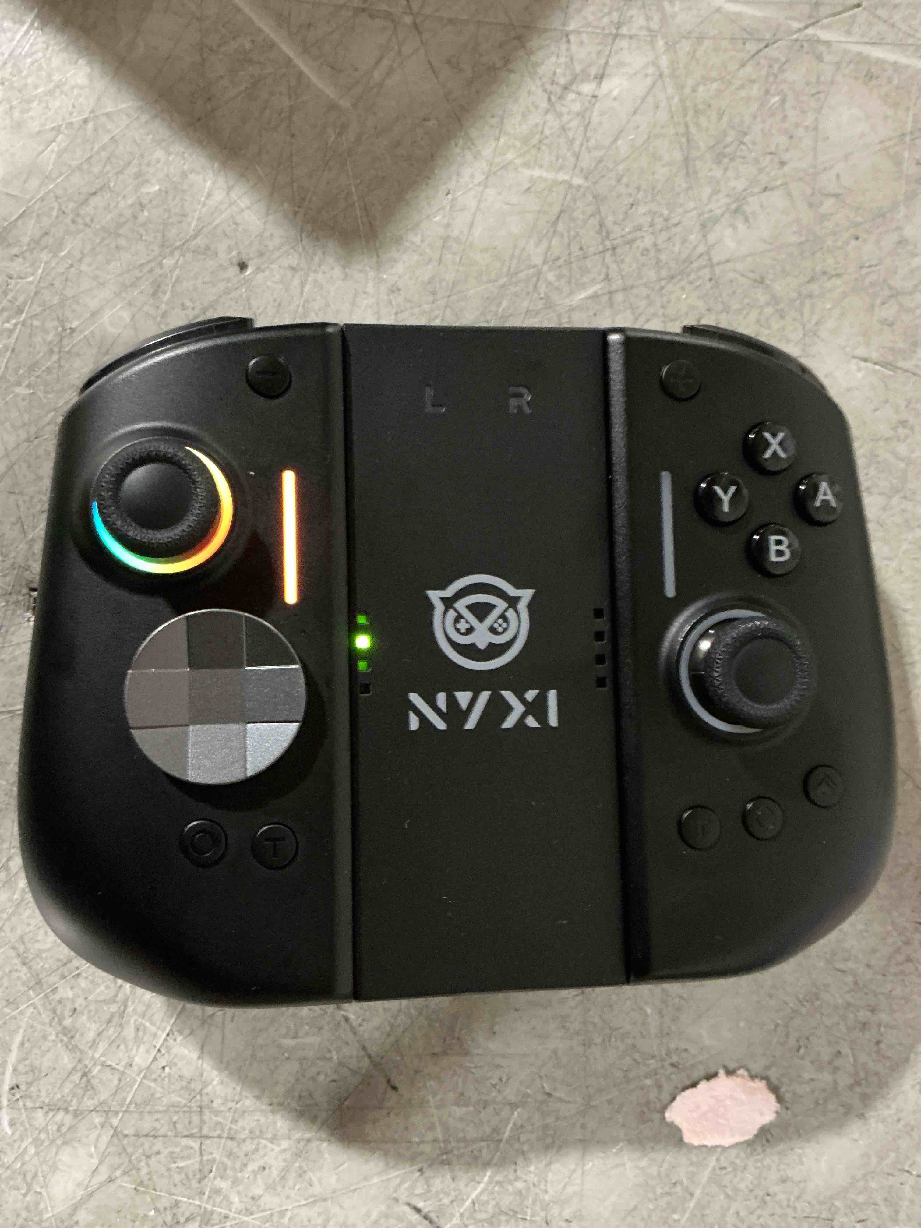 Condition photo showing As Is for nyxi hyperion 3 switch 2 controller – world's first third-party wireless controller for switch 2, hall effect joystick, 9-axis gyro, full mechanical buttons, dual back buttons & adjustable vibration (black)