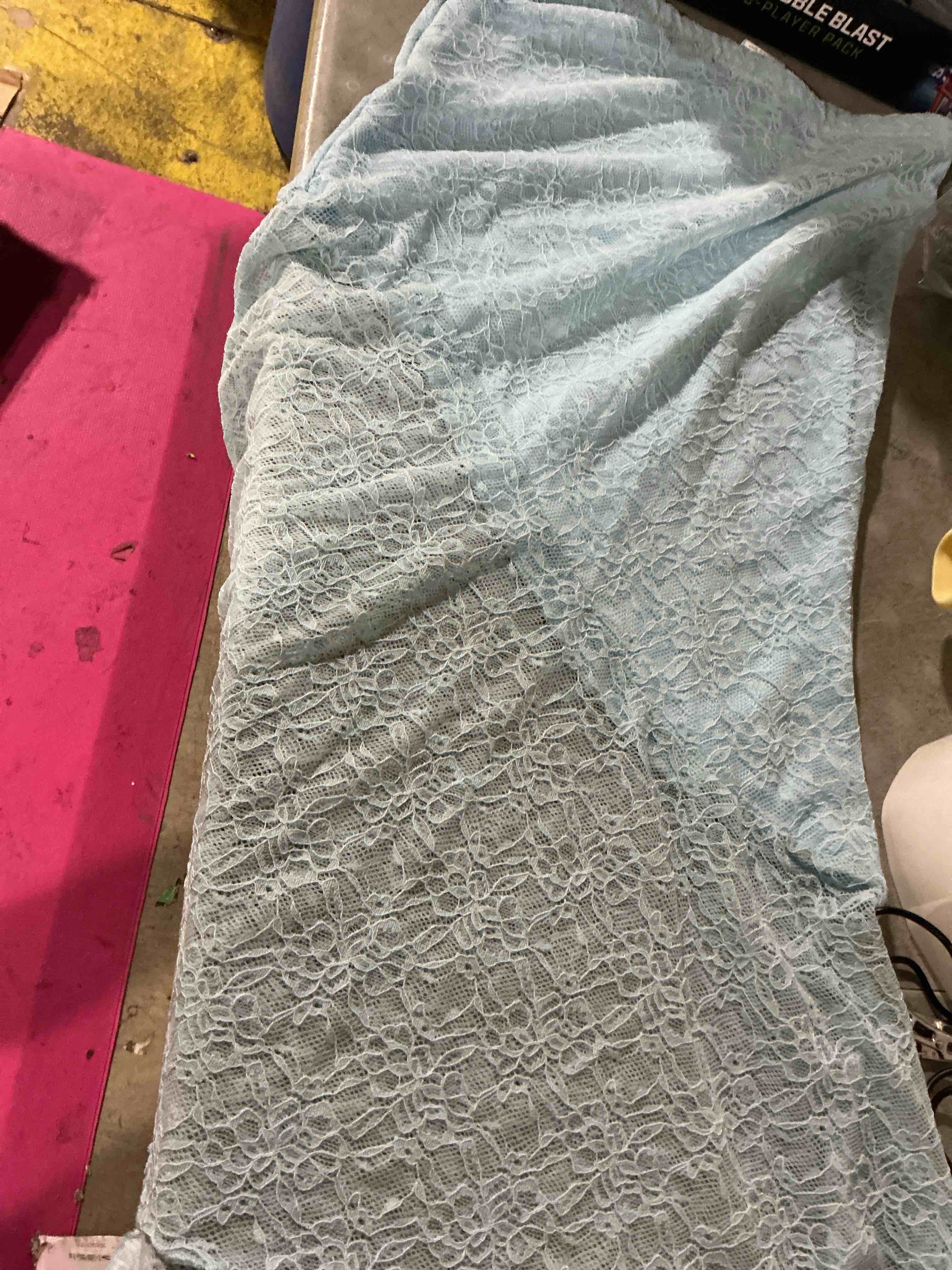 Condition photo showing Good Condition for gorglitter women's 1 piece maxi skirt sets summer outfits going out lace asymmetrical long skirt x-small light blue