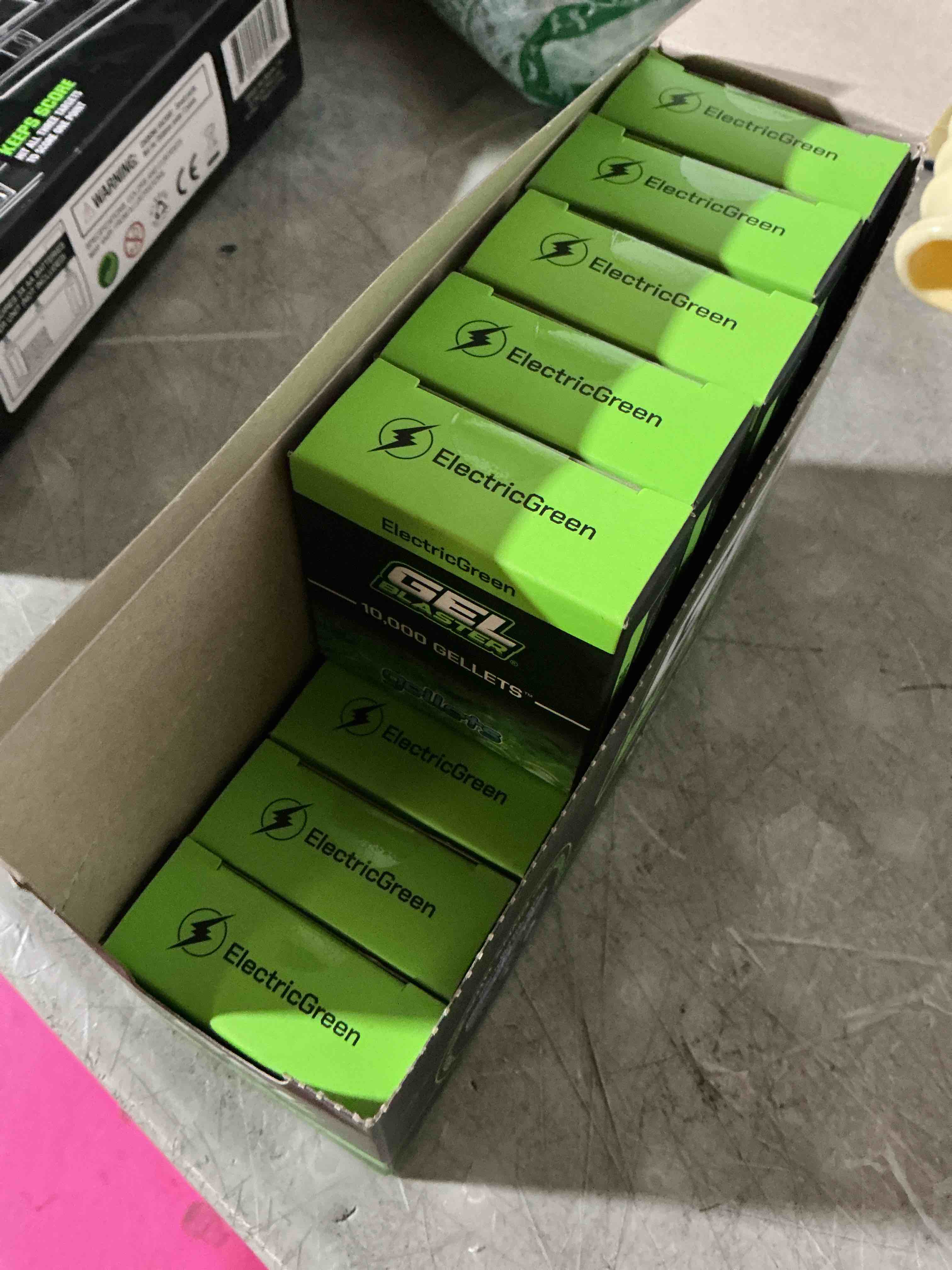 Condition photo showing New/Like New for gel blaster electric green gellet refills 130k 13 packs