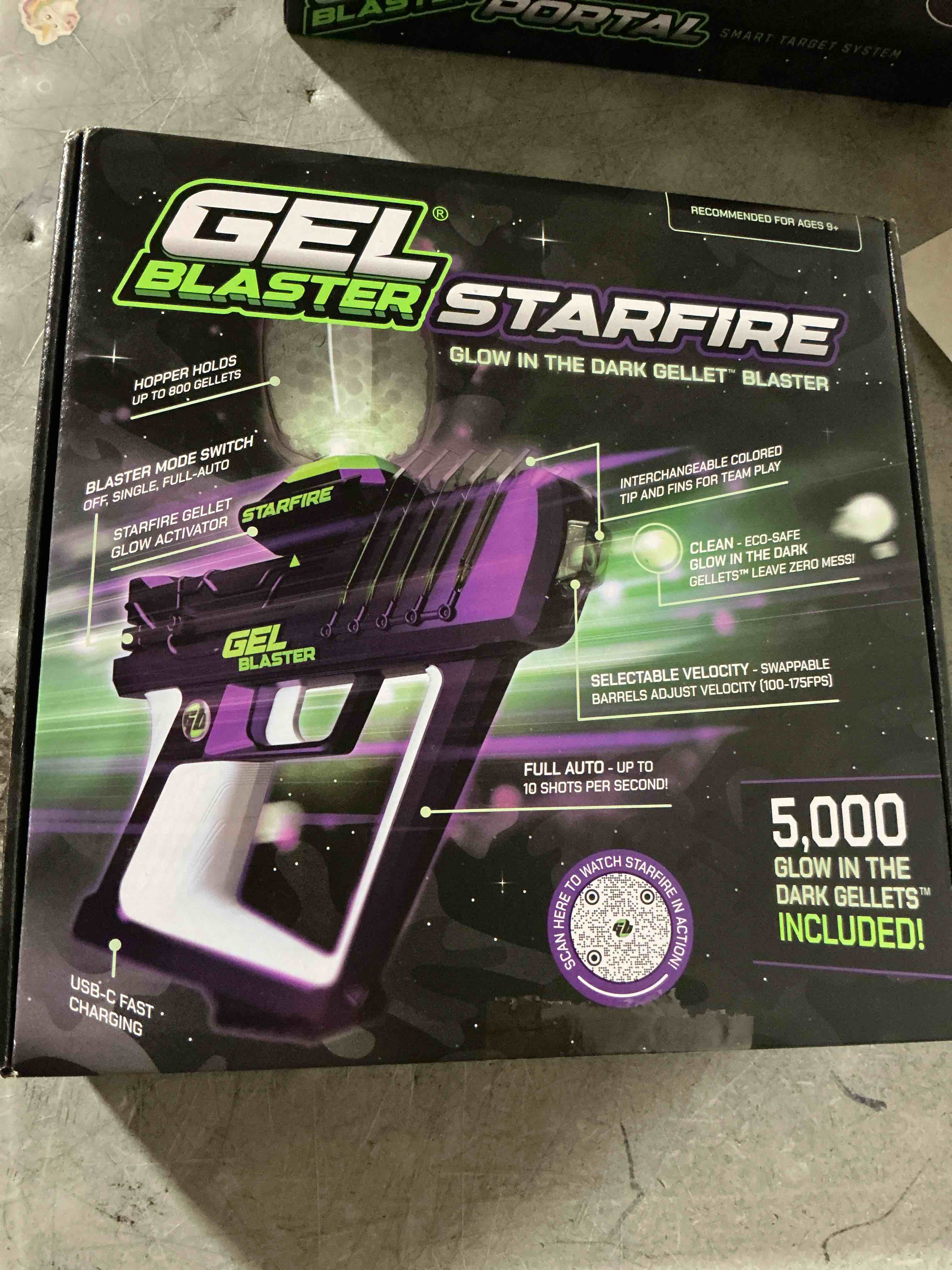 Condition photo showing New/Like New for gel blaster starfire glow-in-the-dark gellet blaster with 5 000 starfire glow-in-the-dark gellets