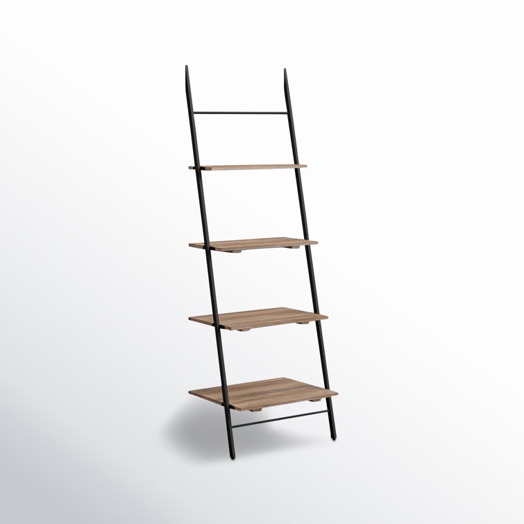 Innes 71.8'' H x 42.2'' W Steel Ladder Bookcase (similar)