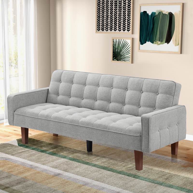 Montevia 73.62" Sofa Bed Couch, Loveseat Sleeper Futon Convertible Sofa for Living Room